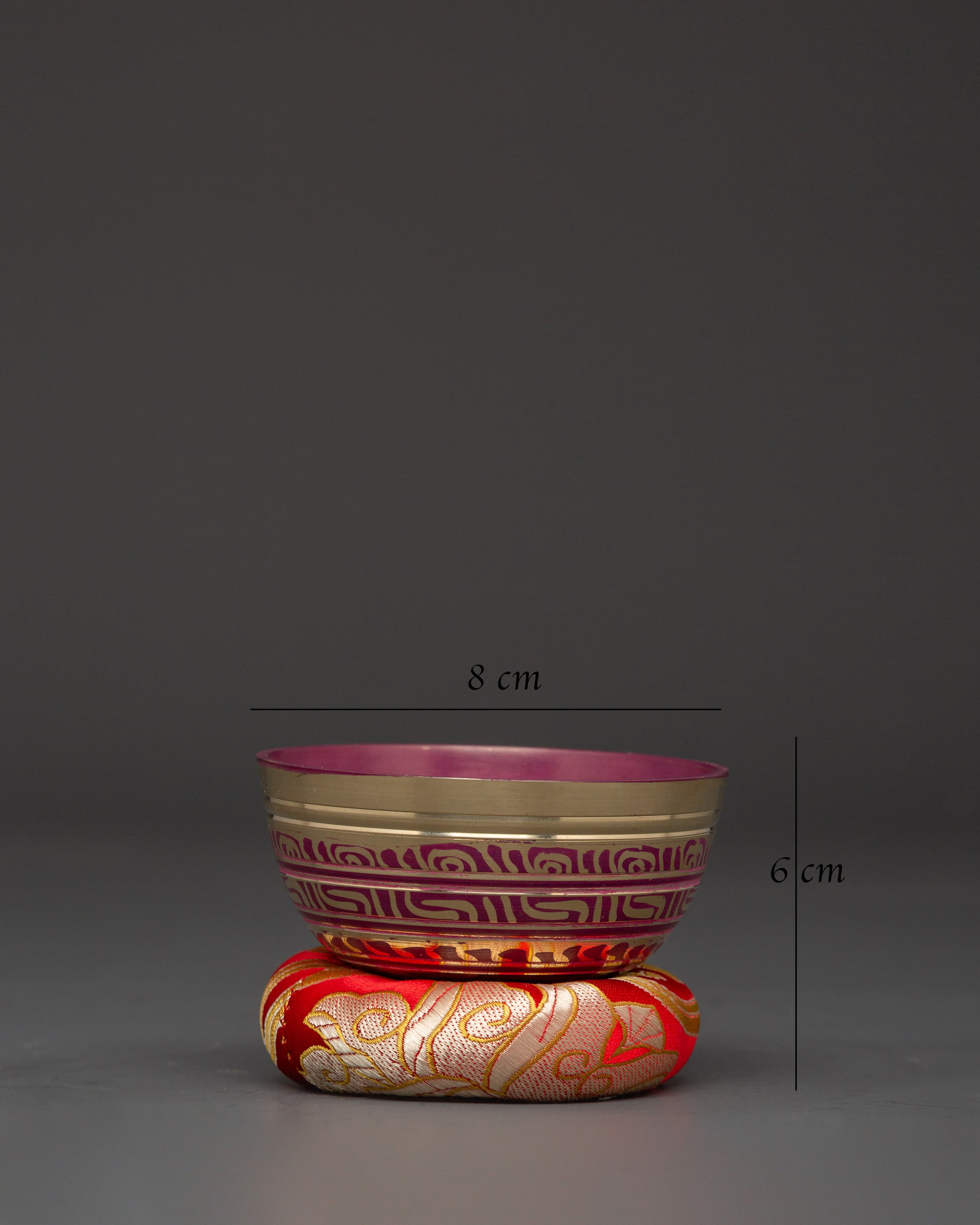 Colorful Singing Bowl Set | Handcrafted Brass Chakra Bowls