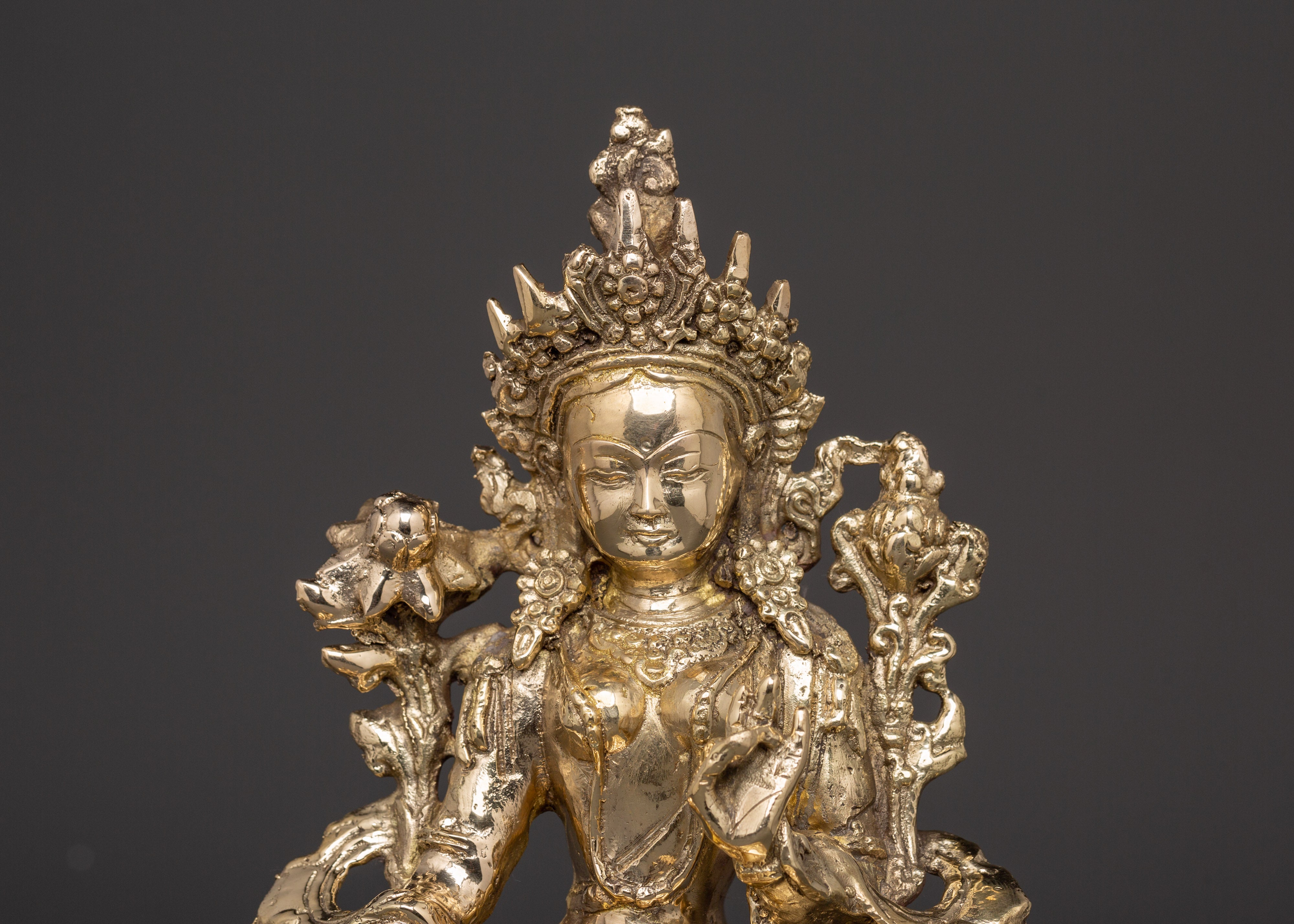 Green Tara Swift Liberator Figurine | Green Tara Statue For Healing