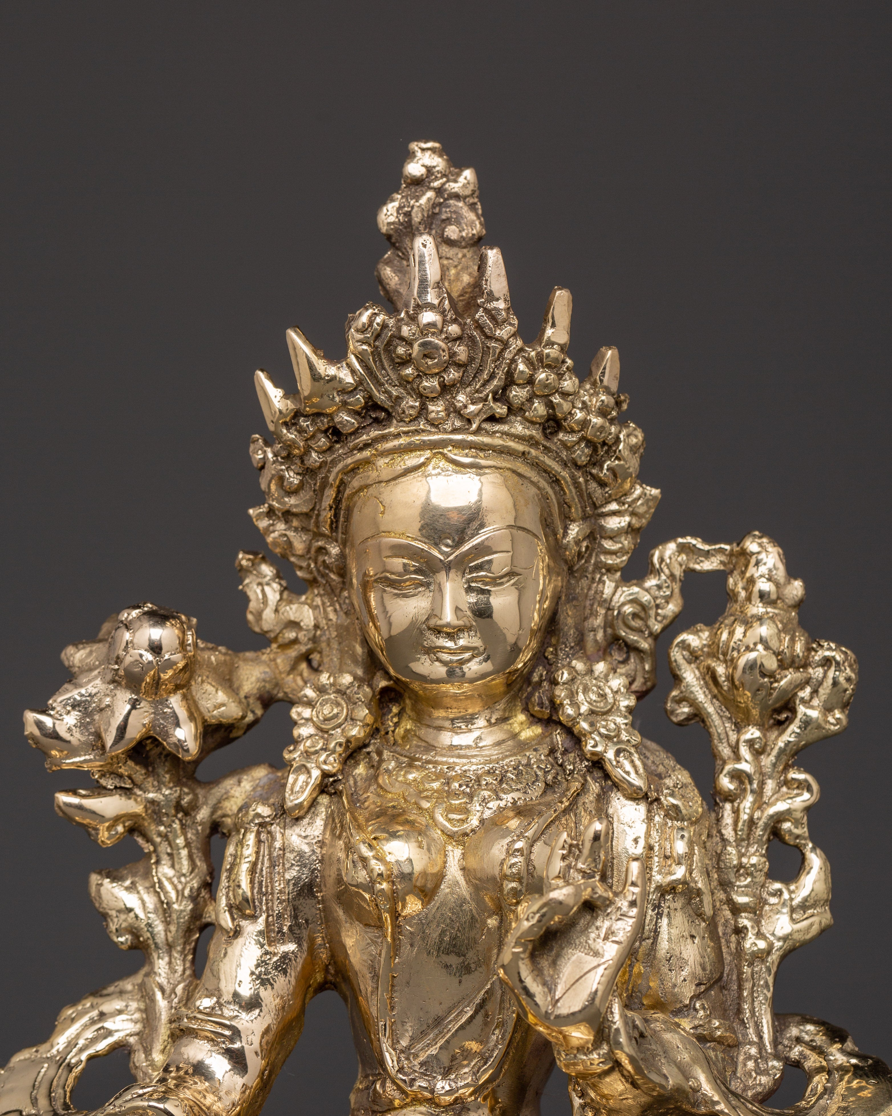 Green Tara Swift Liberator Figurine | Green Tara Statue For Healing