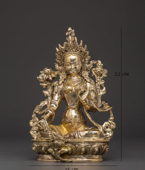 Green Tara Swift Liberator Figurine | Green Tara Statue For Healing