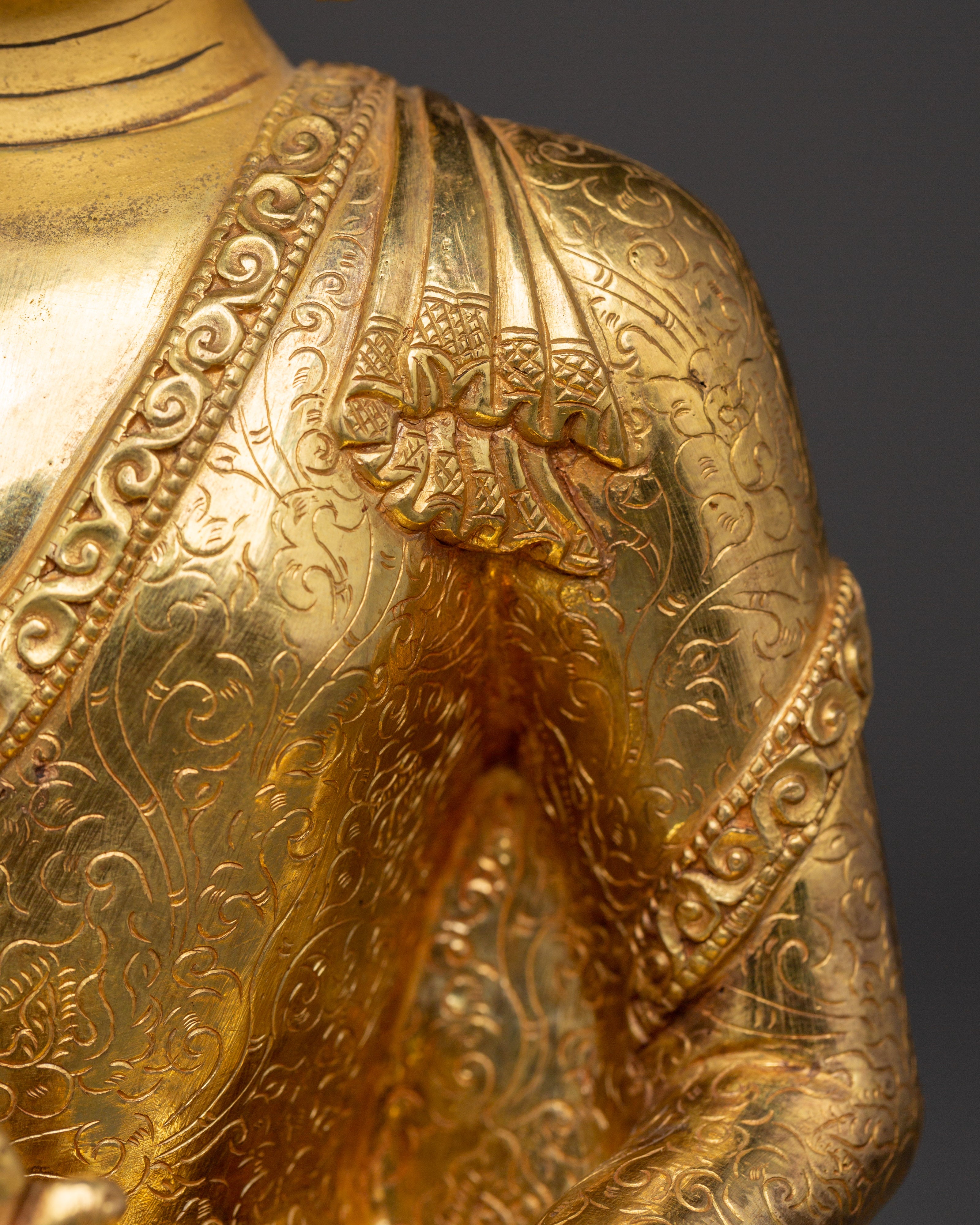 Medicine Buddha Tibetan Healing Deity Statue | Sacred Himalayan Artwork