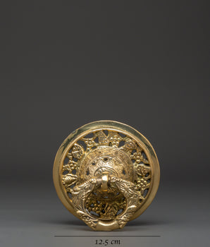 Tibetan Brass Door Knocker Set |  Himalayan-Style Decorative Knockers