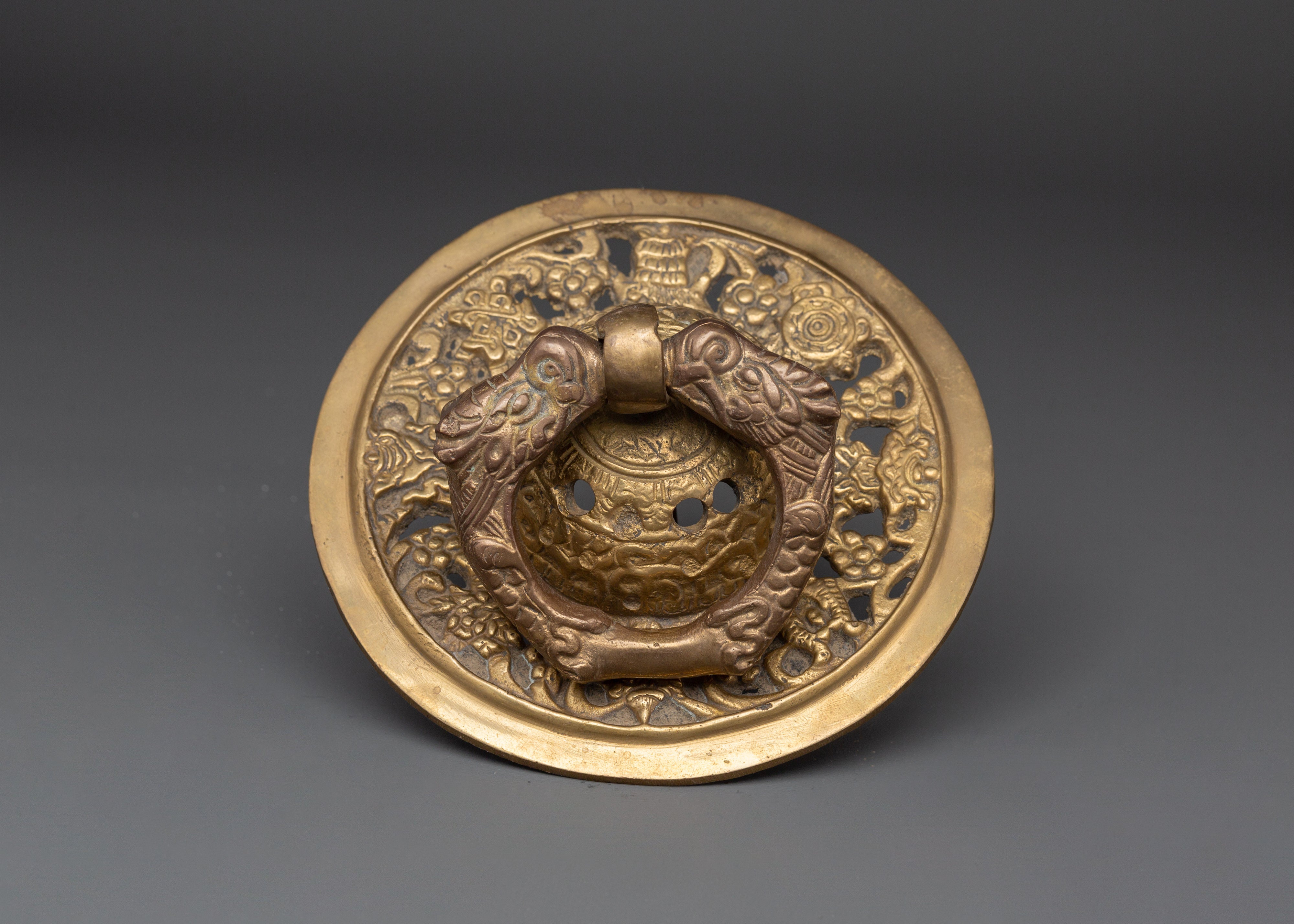 Handcrafted Brass Door Knocker Set | Entrance Door Decor