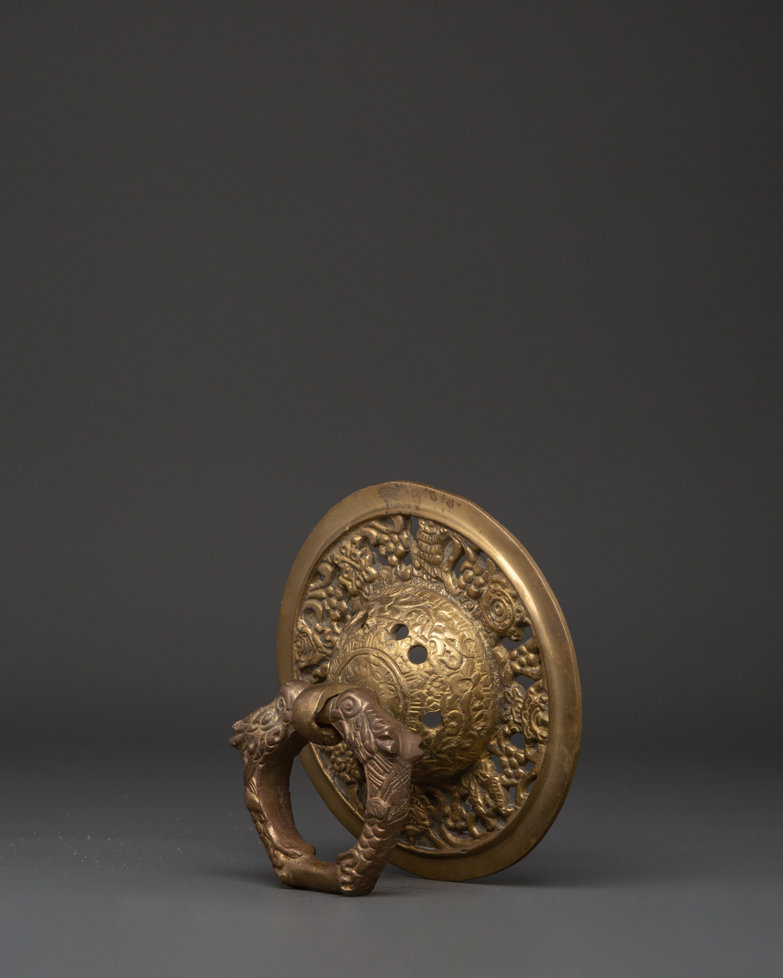 Handcrafted Brass Door Knocker Set | Entrance Door Decor