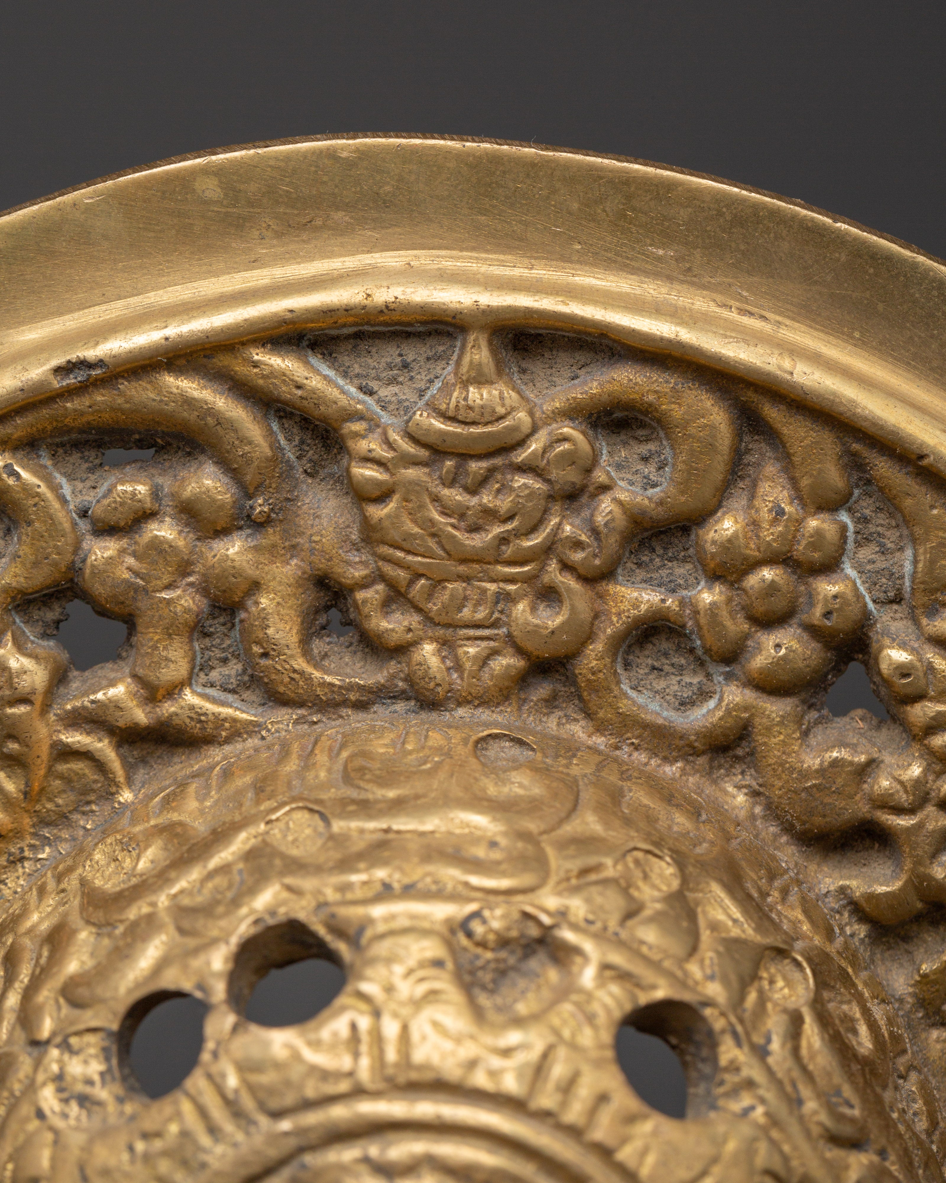 Handcrafted Brass Door Knocker Set | Entrance Door Decor