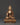 Filigree Shakyamuni Buddha Sculpture | Silver Plated Copper Statue