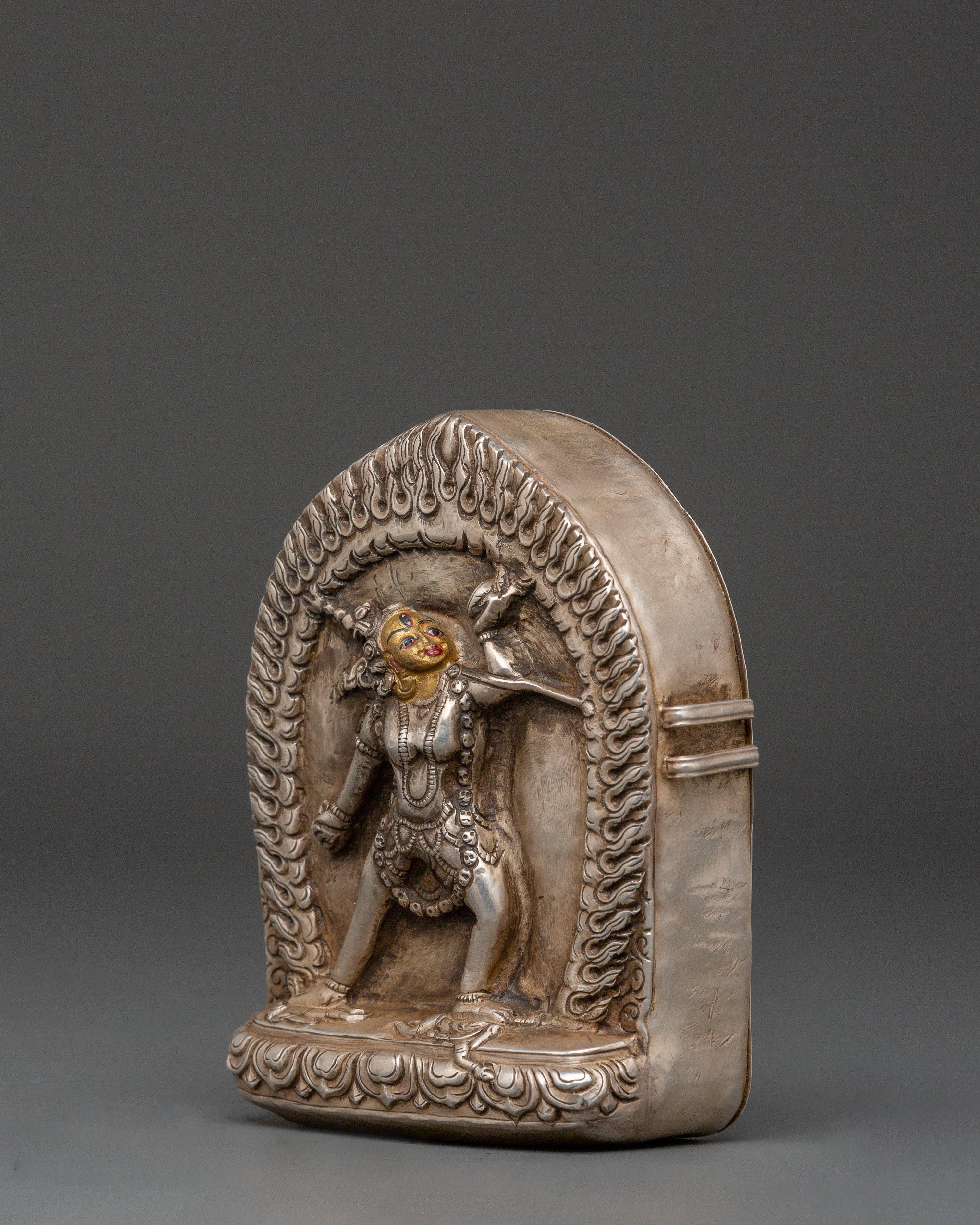 Handcrafted Himalayan Prayer Box | Tibetan Ghau Amulet