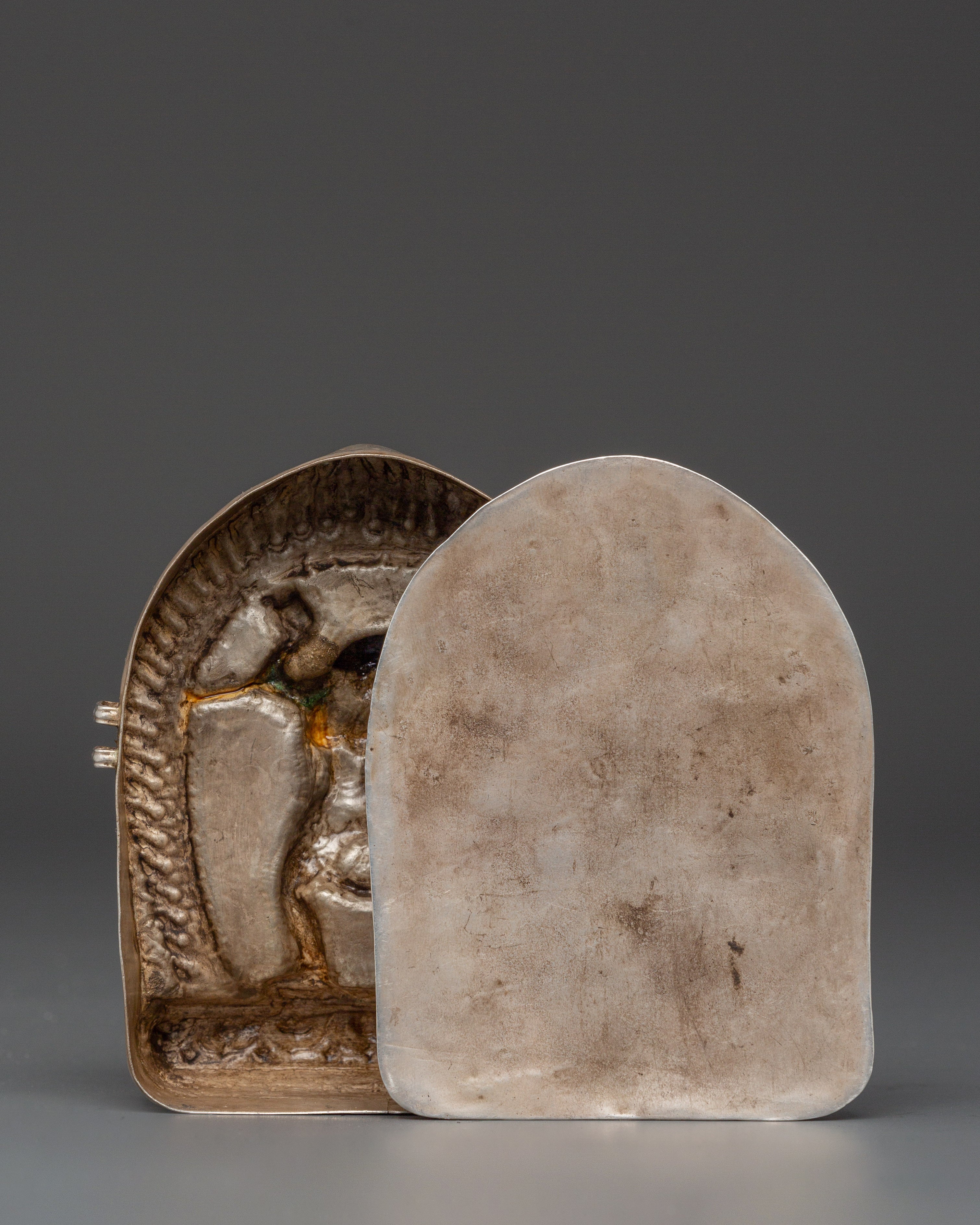 Handcrafted Himalayan Prayer Box | Tibetan Ghau Amulet
