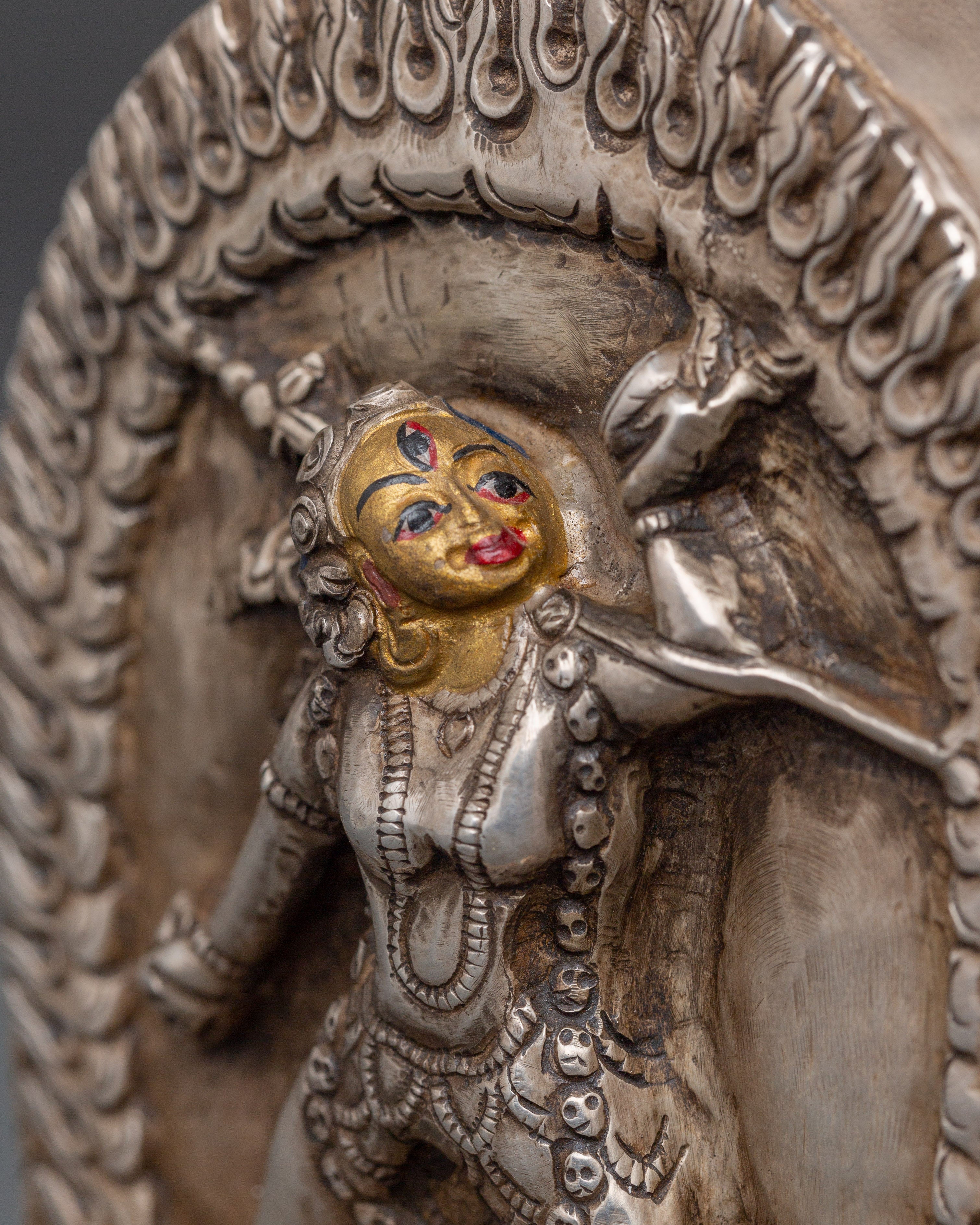 Handcrafted Himalayan Prayer Box | Tibetan Ghau Amulet