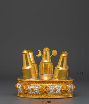 Cone-Shaped Offering Torma | Tibetan Ritual Tool