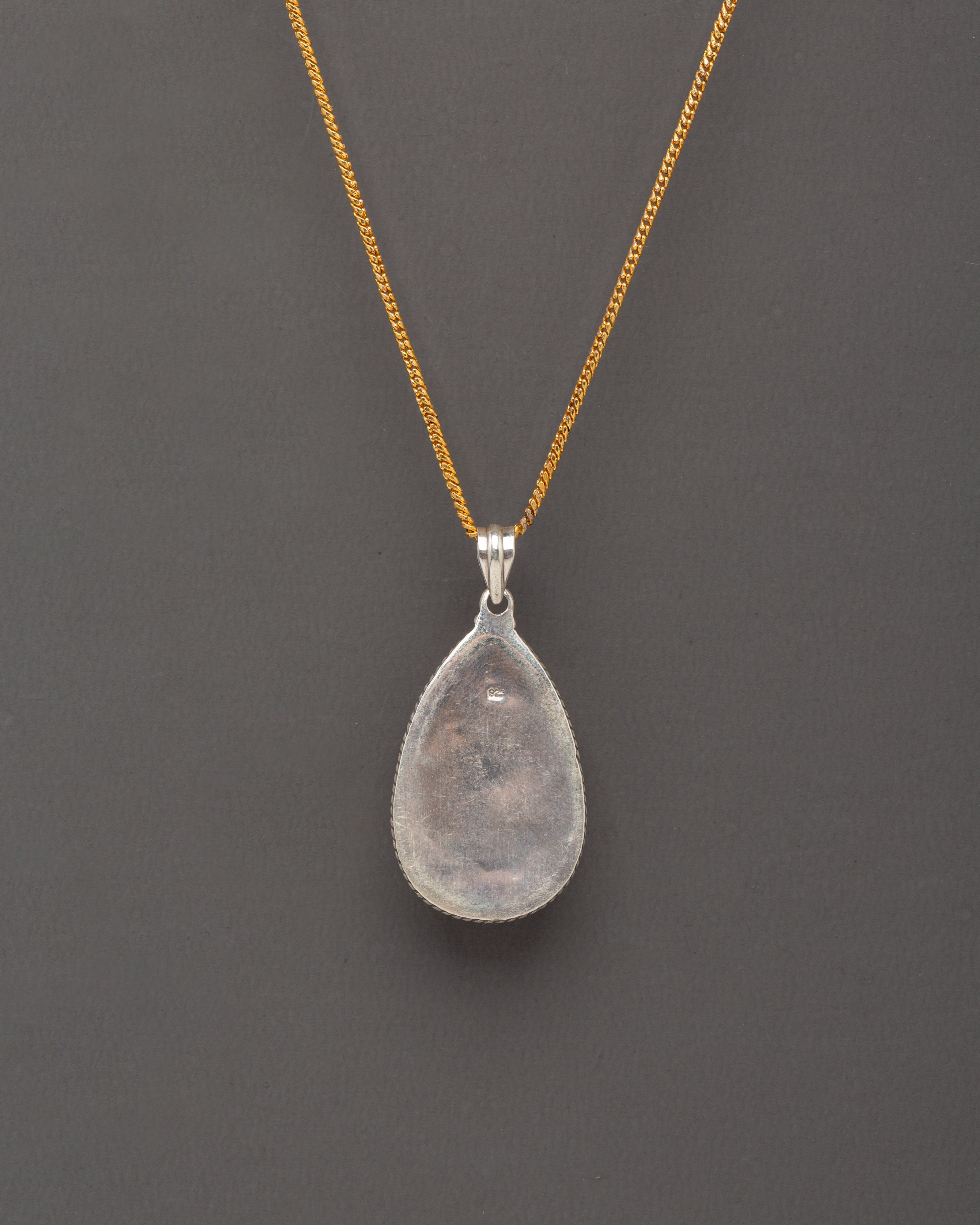 Traditional Tibetan Locket | Handcrafted in 92.5 Sterling Silver