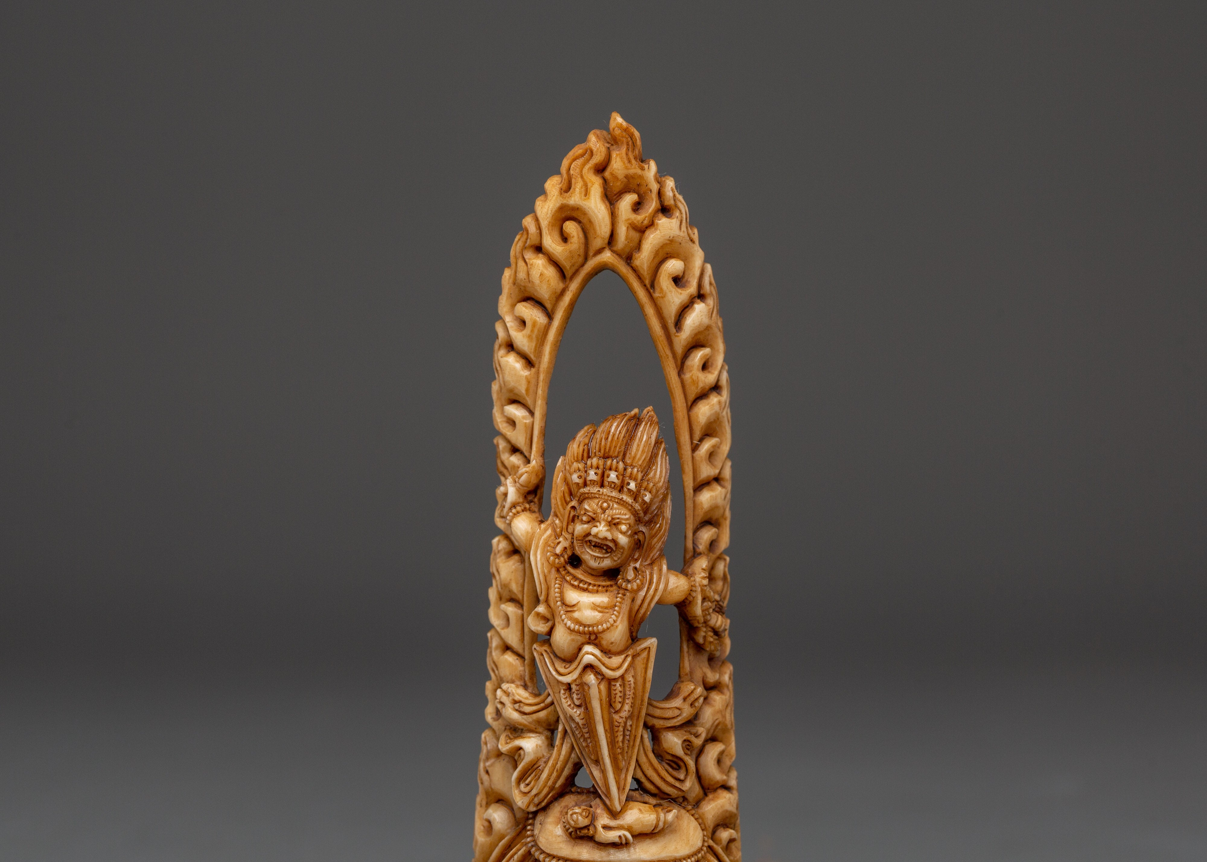 Mahakala Protector Deity Statue | Tibetan Spiritual Guardian