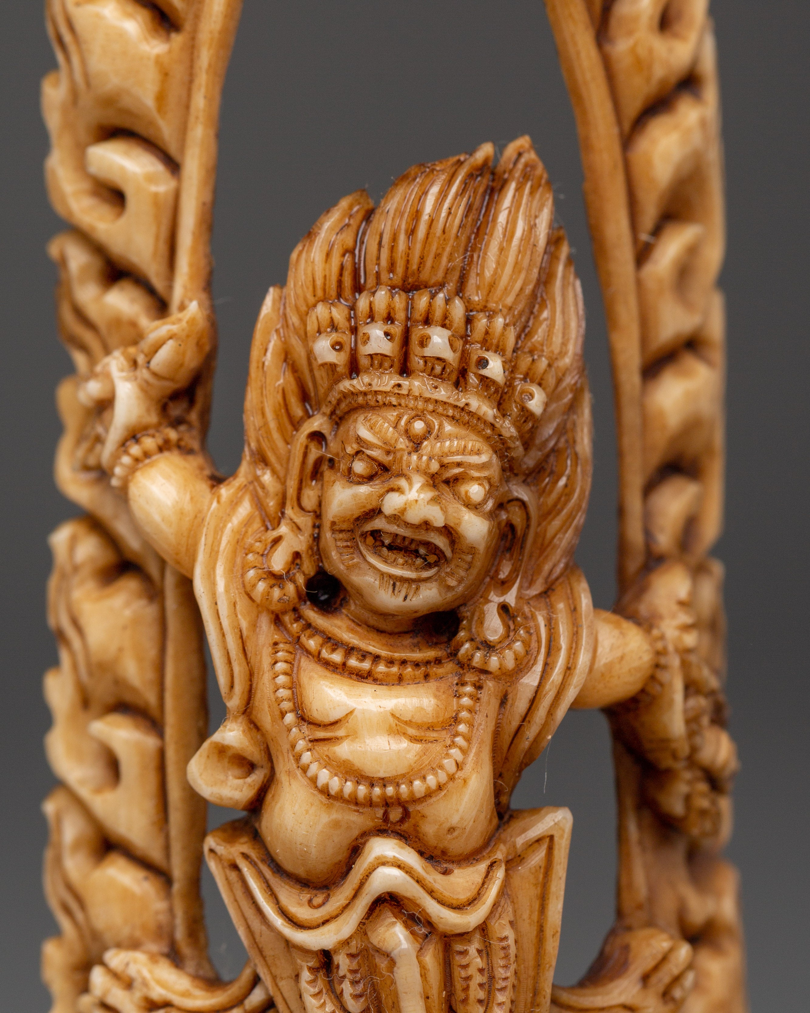 Mahakala Protector Deity Statue | Tibetan Spiritual Guardian
