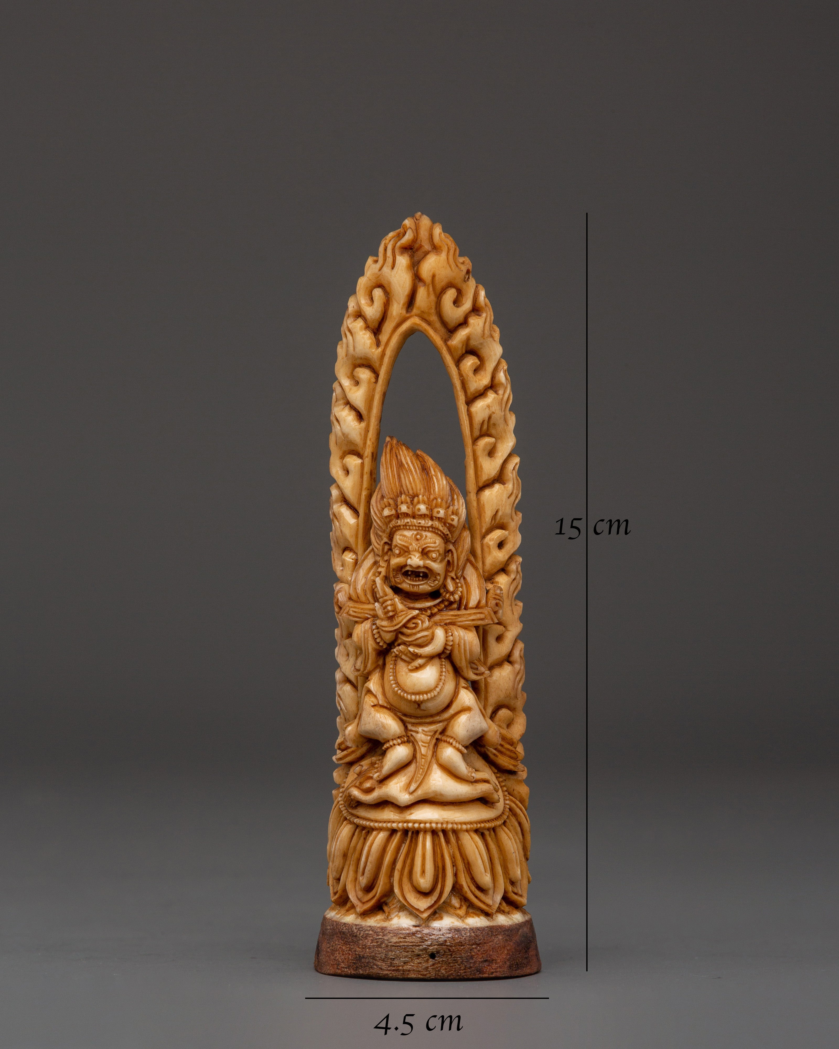 Mahakala Tantric Sculpture | Tibetan Protector Deity Statue