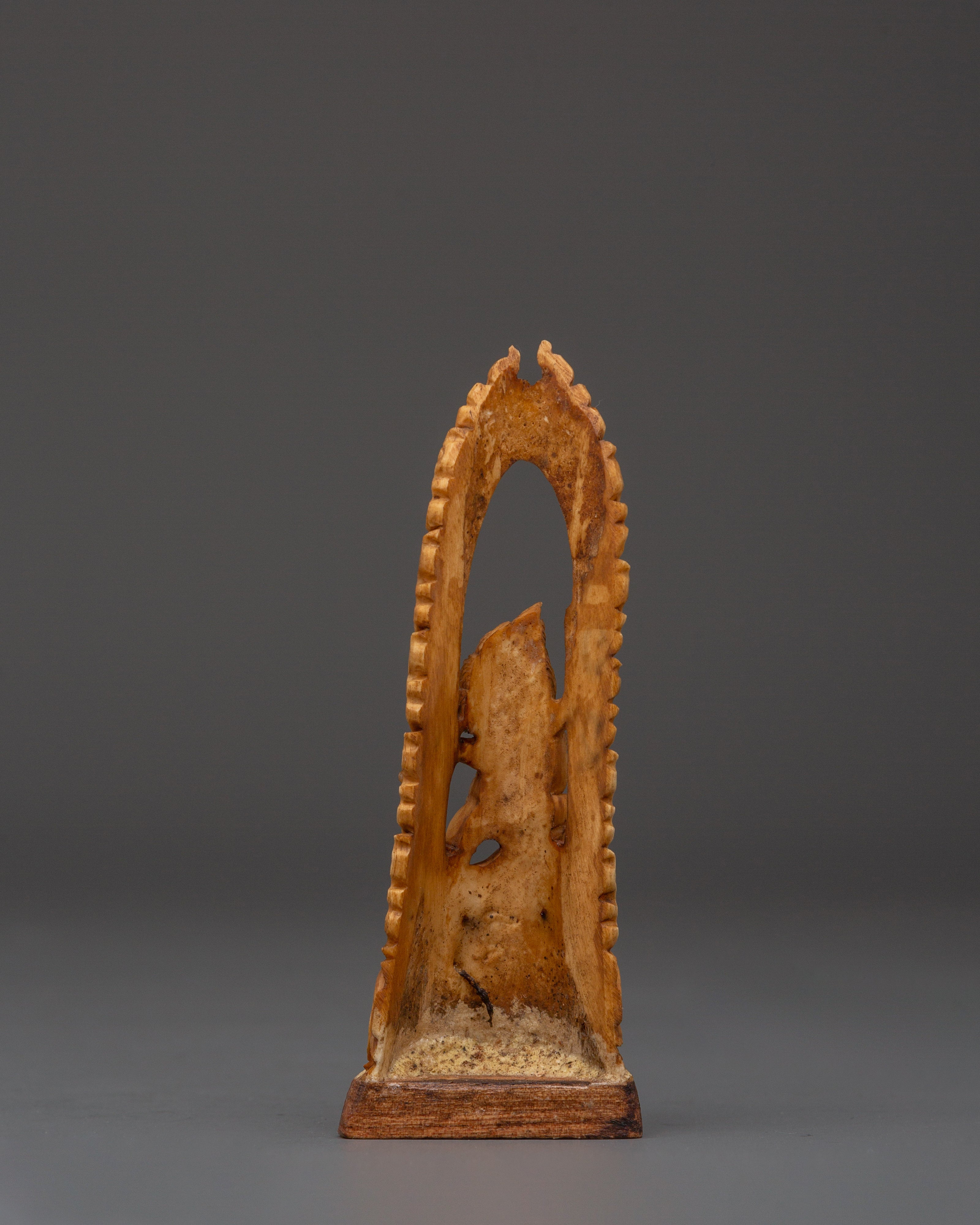 Handcrafted Yamantaka Bone Statue | Fierce Protector Deity