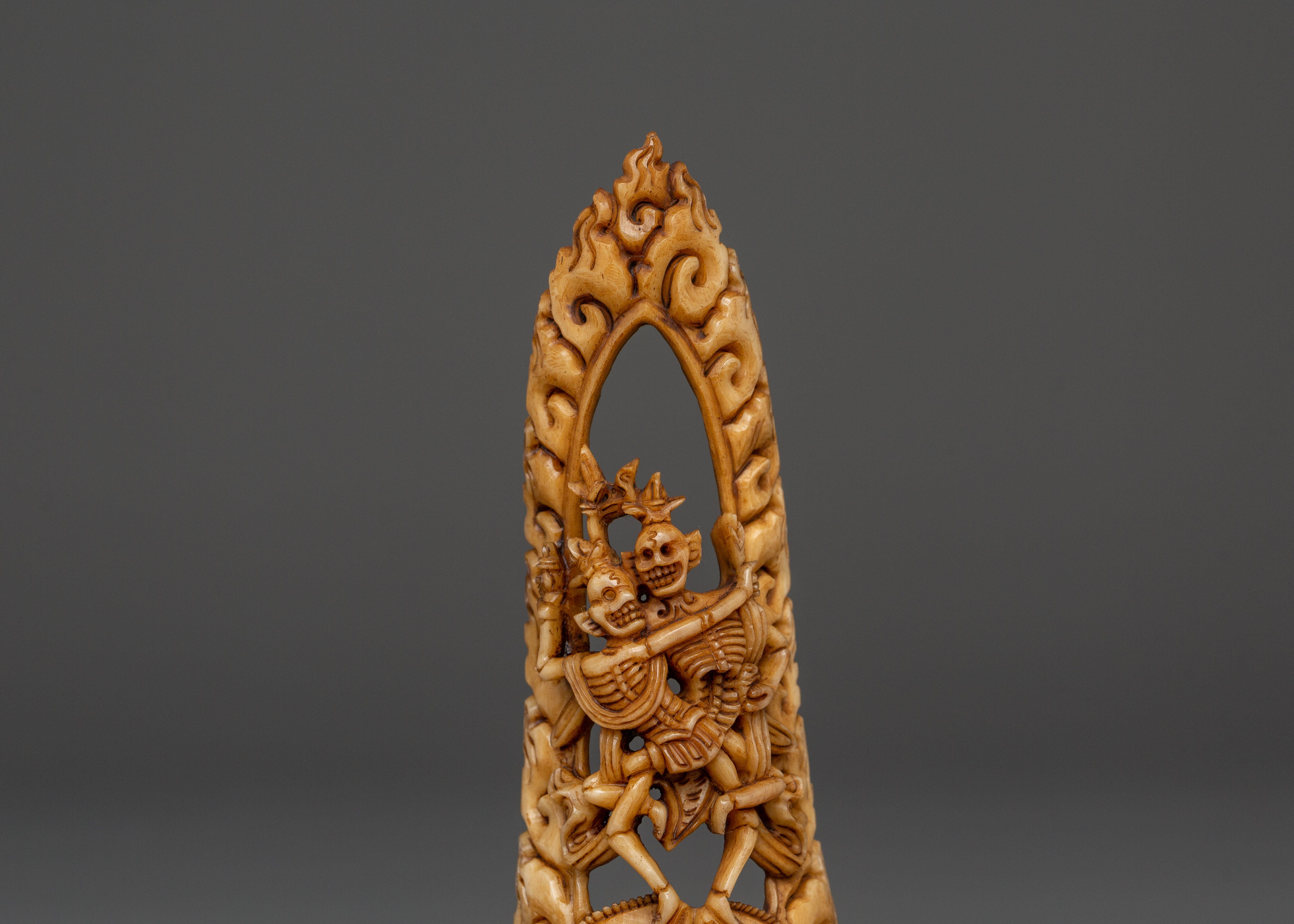 Citipati Bone Deity Statue | Tibetan Dancing Skeleton Protectors