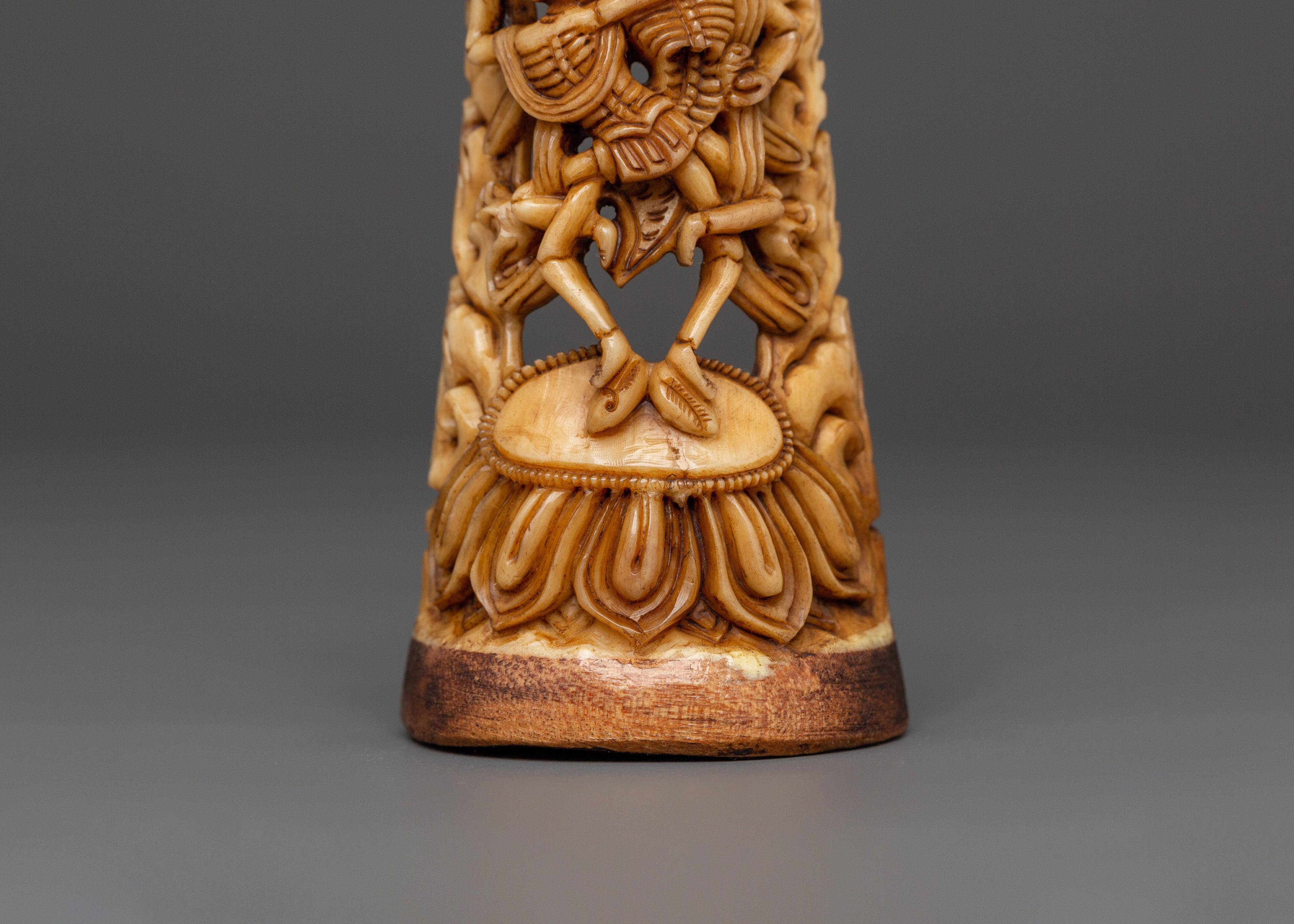 Citipati Bone Deity Statue | Tibetan Dancing Skeleton Protectors
