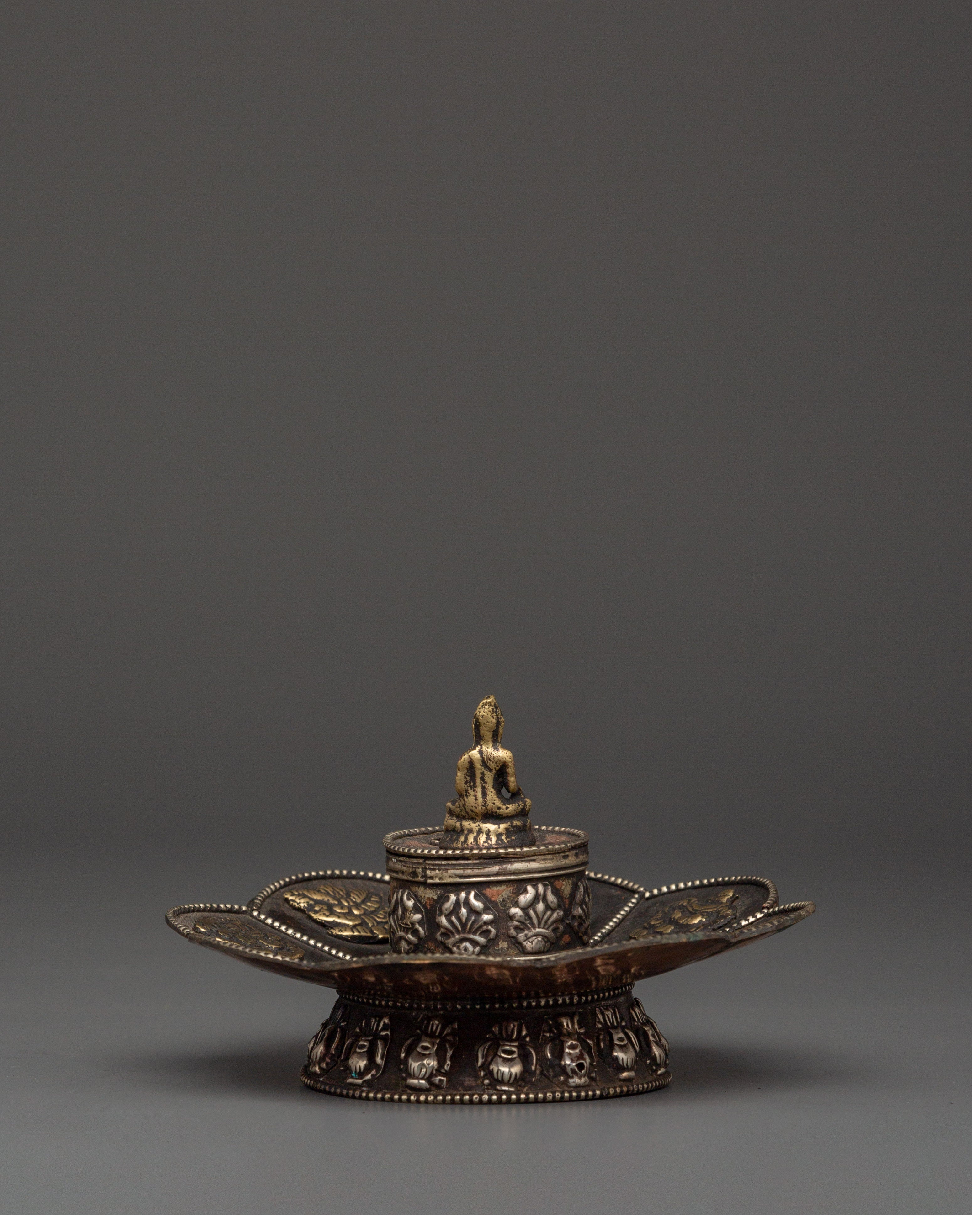 Buddha Incense Holder | Handcrafted Brass Meditation Burner