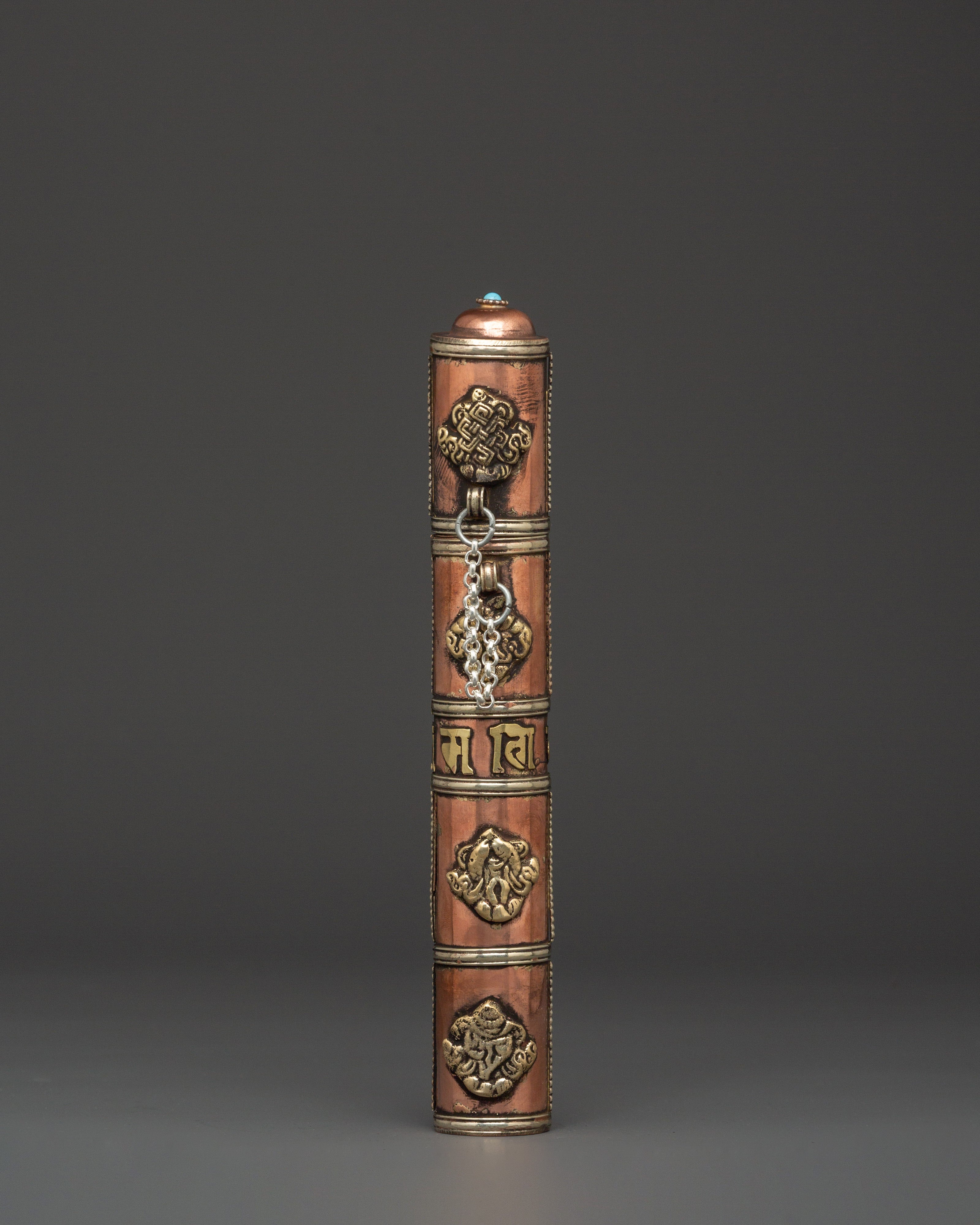 Portable Incense Holder Case | Handcrafted Tibetan Copper Burner