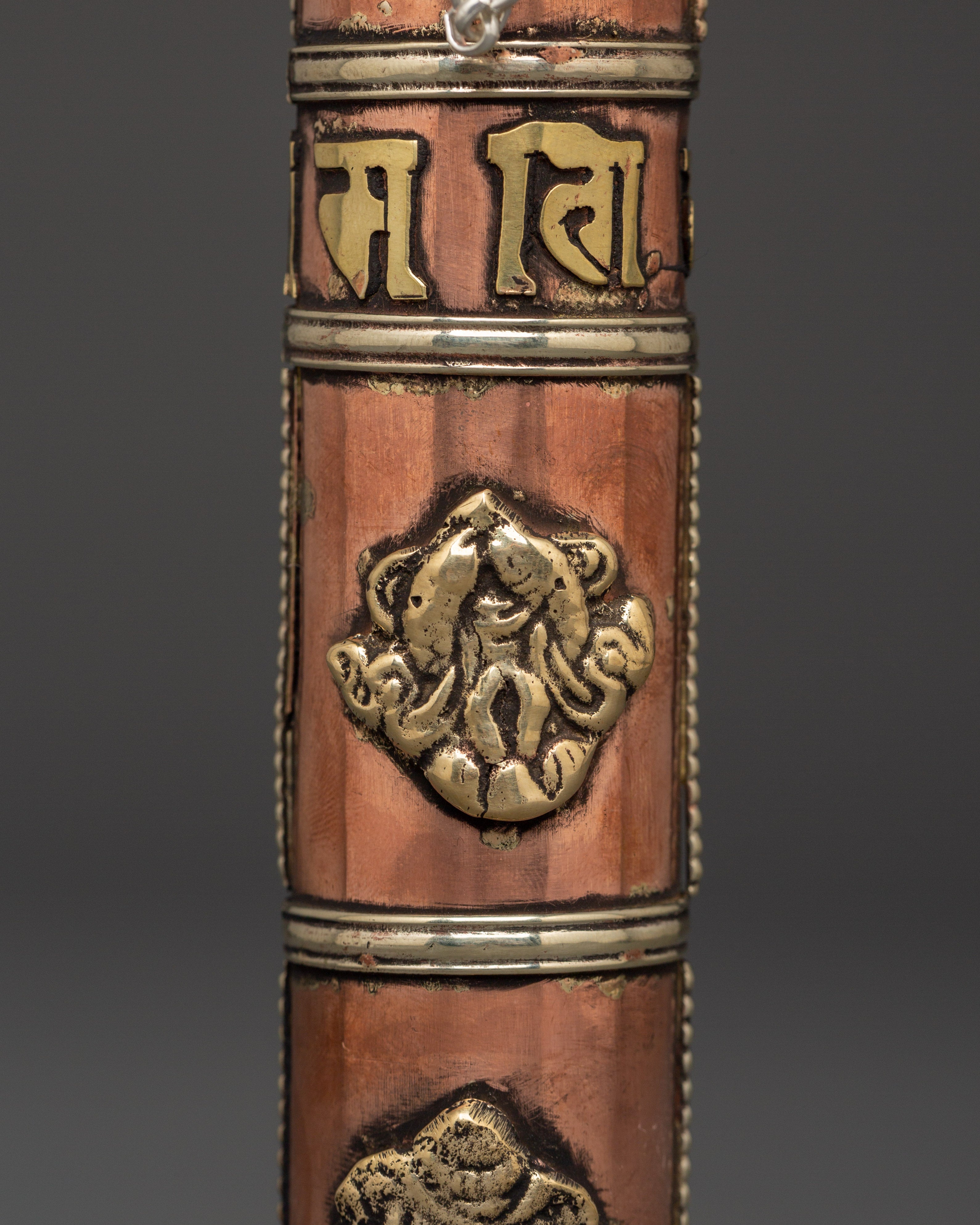 Portable Incense Holder Case | Handcrafted Tibetan Copper Burner