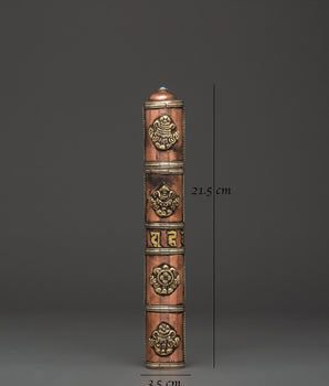 Portable Incense Holder Case | Handcrafted Tibetan Copper Burner