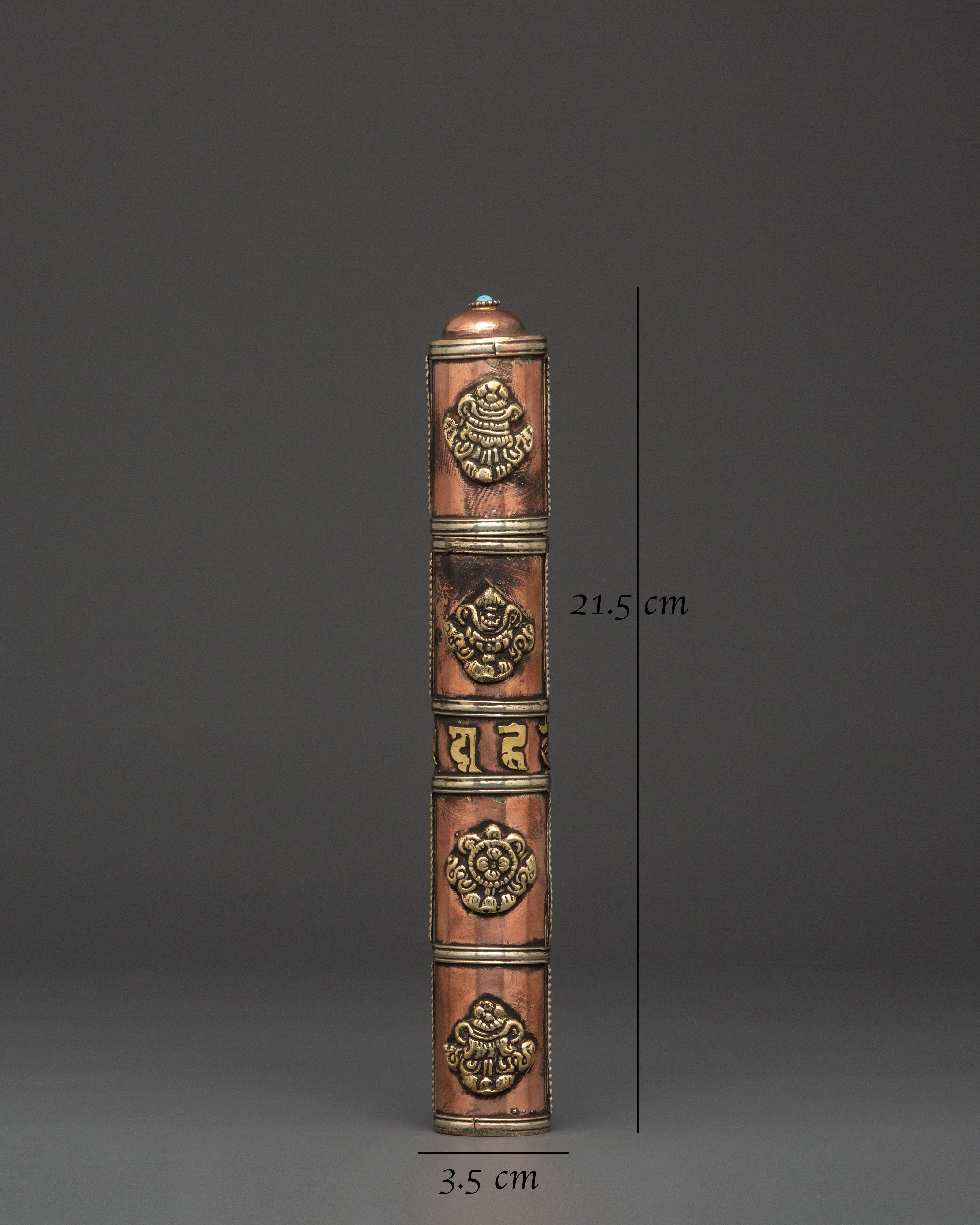 Portable Incense Holder Case | Handcrafted Tibetan Copper Burner