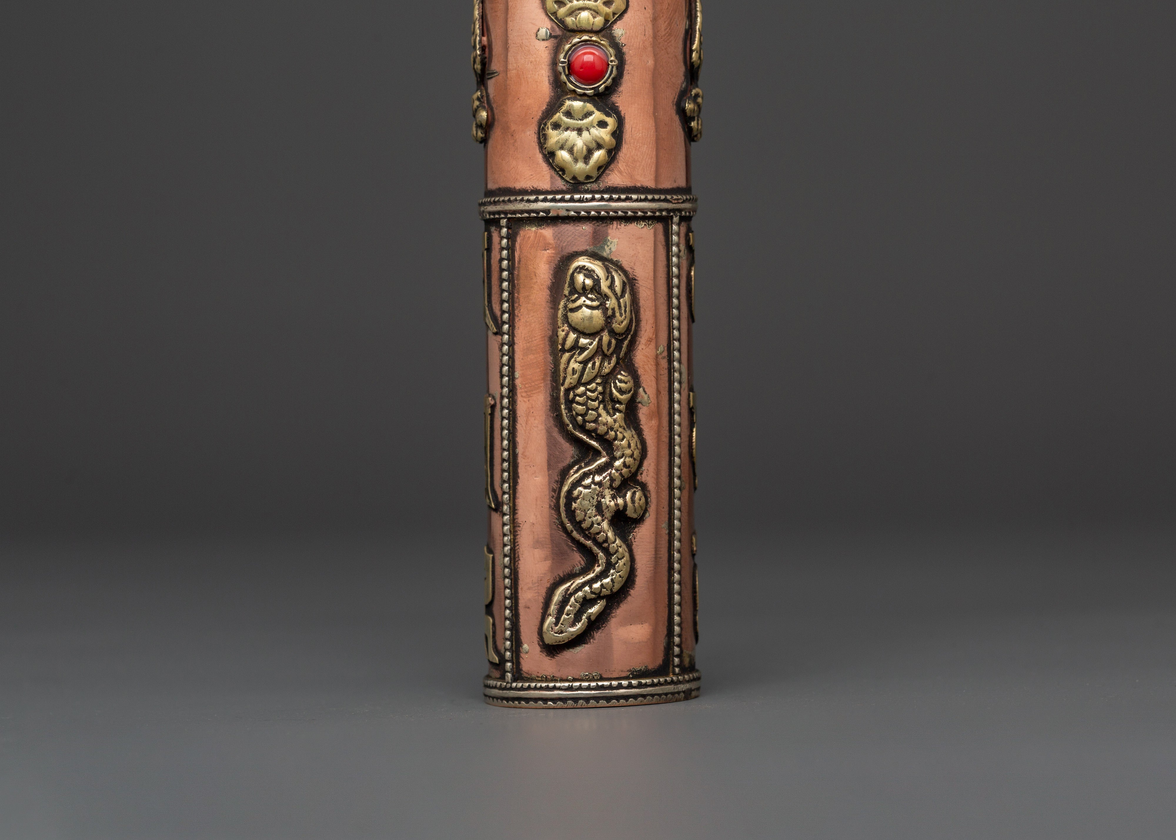 Travel Incense Container | Handcrafted Copper and Brass Holder