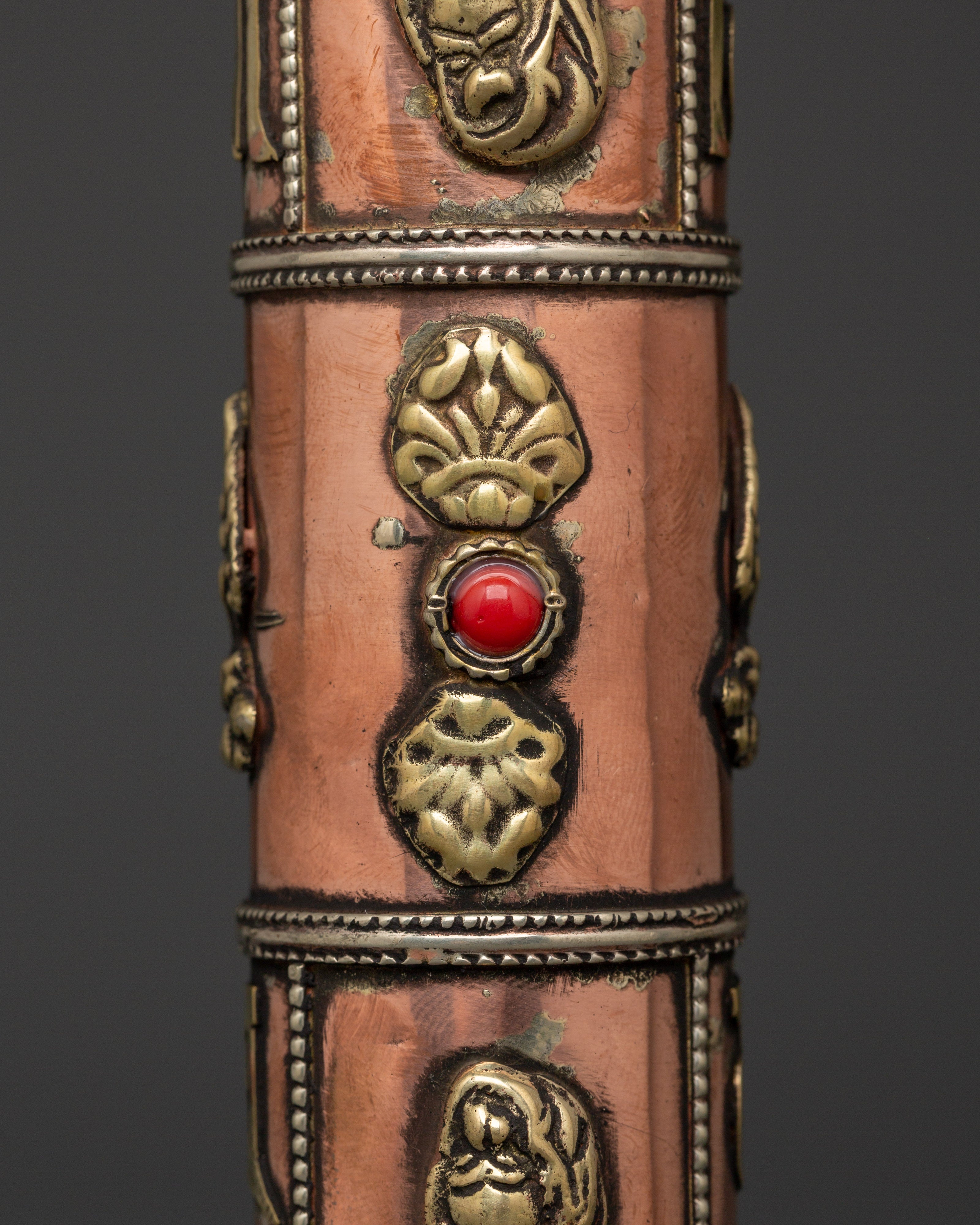 Travel Incense Container | Handcrafted Copper and Brass Holder