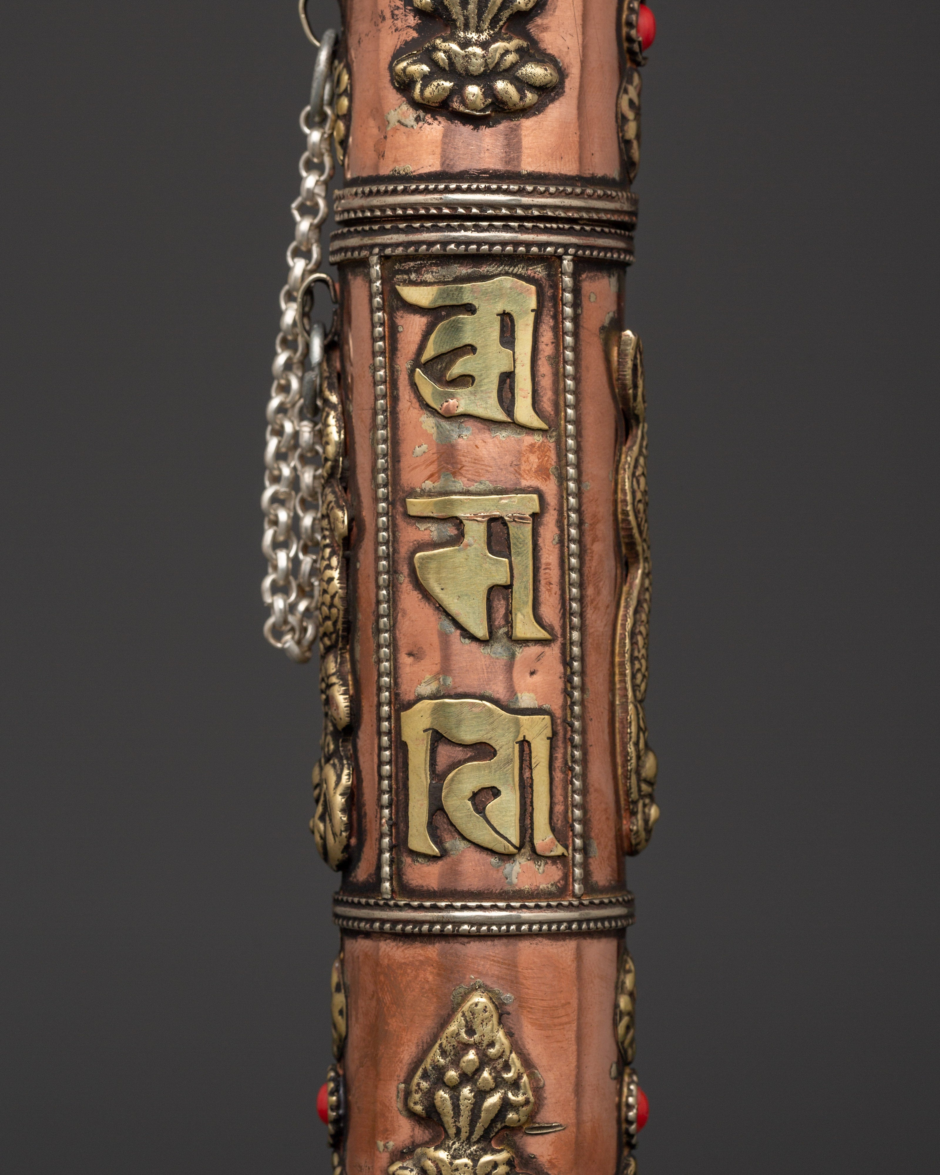 Travel Incense Container | Handcrafted Copper and Brass Holder