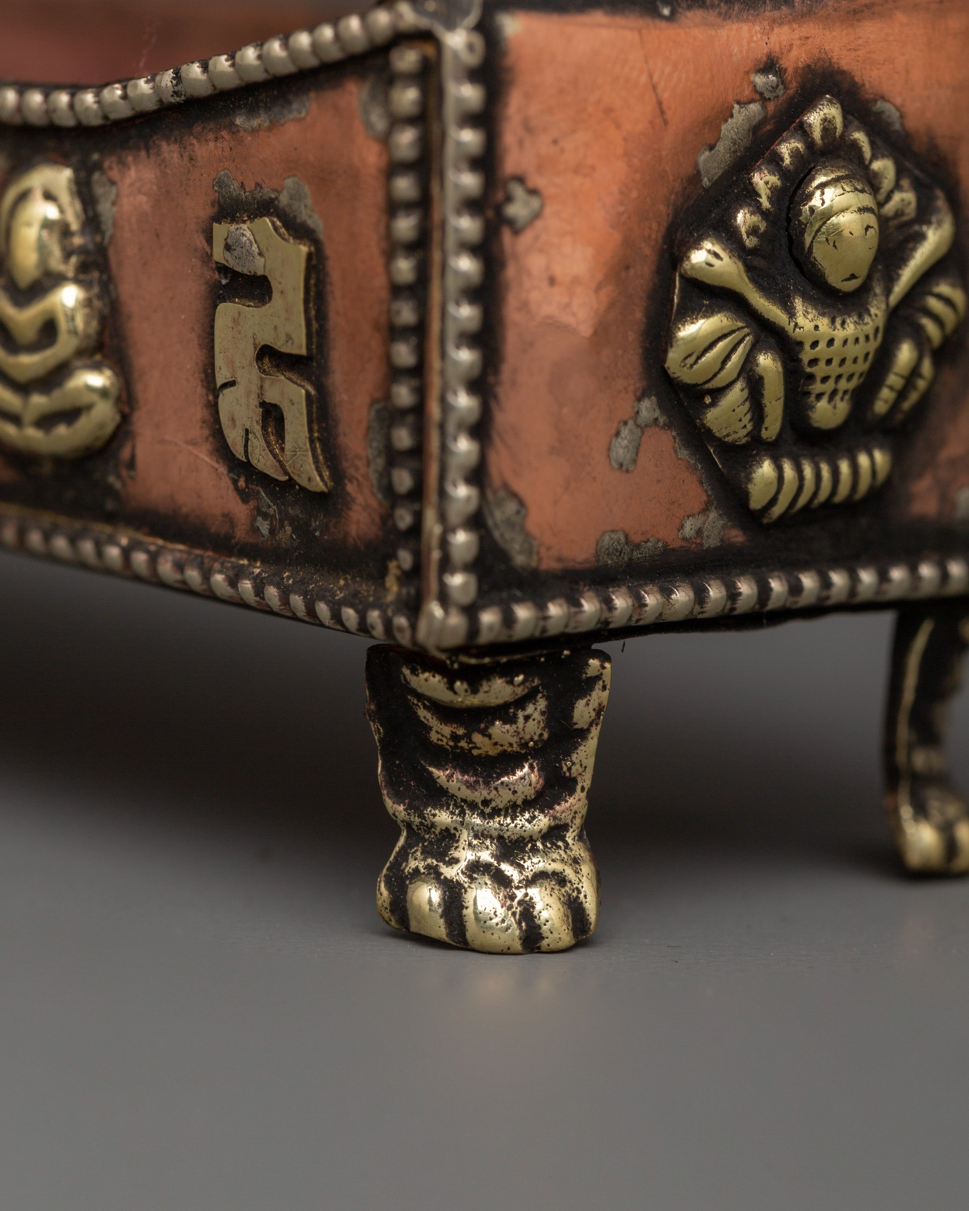 Traditional Spiritual Incense Burner | Handmade Tibetan Brass Holder
