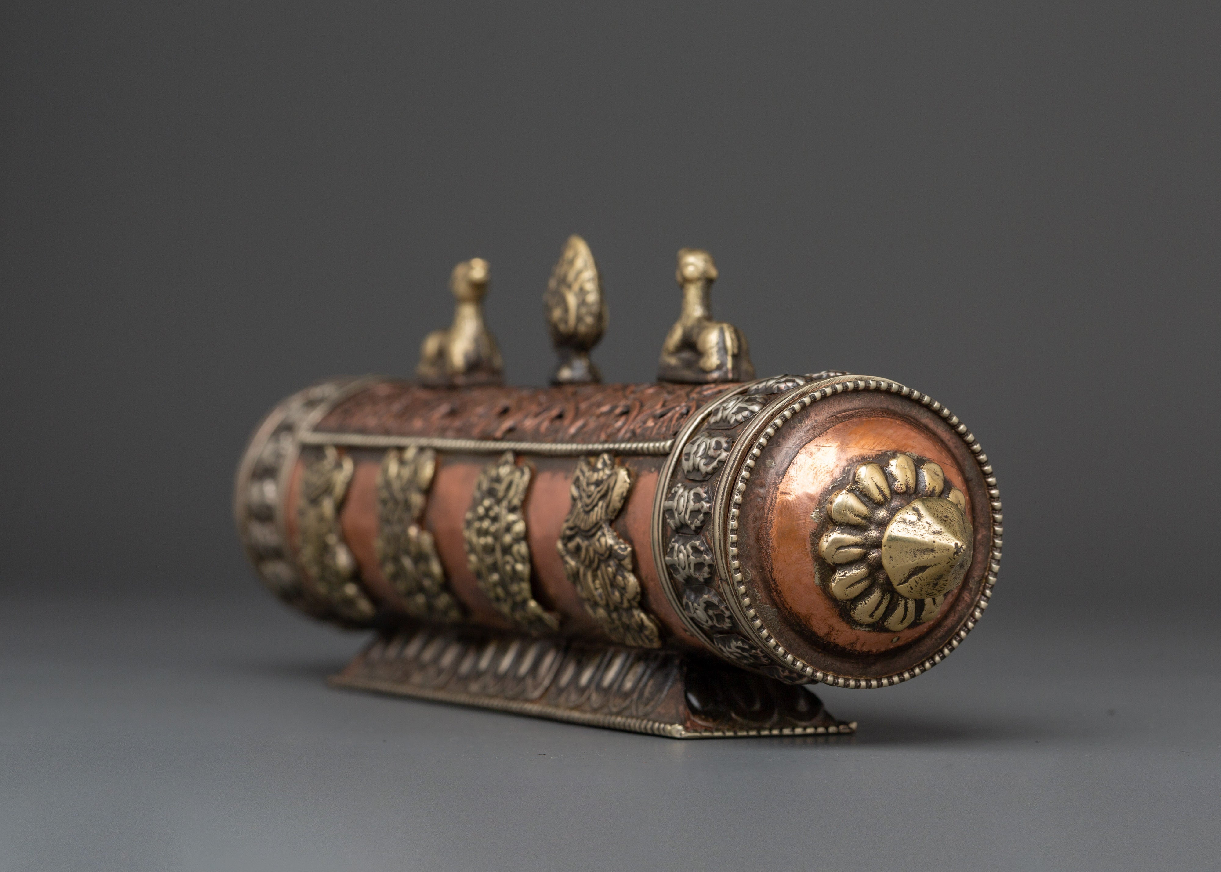 Buddha Incense Burner | Copper & Brass Meditation Tray