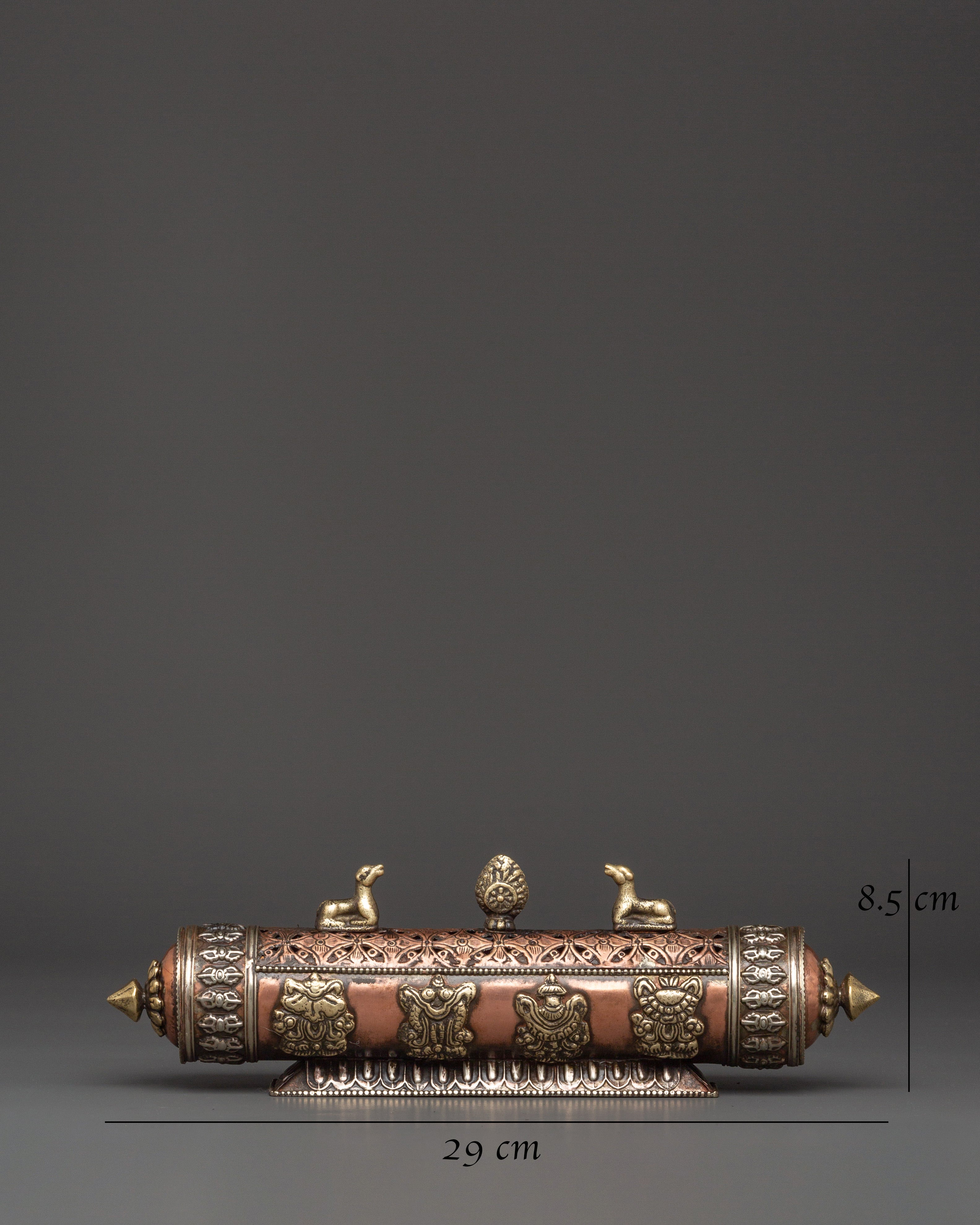 Buddha Incense Burner | Copper & Brass Meditation Tray