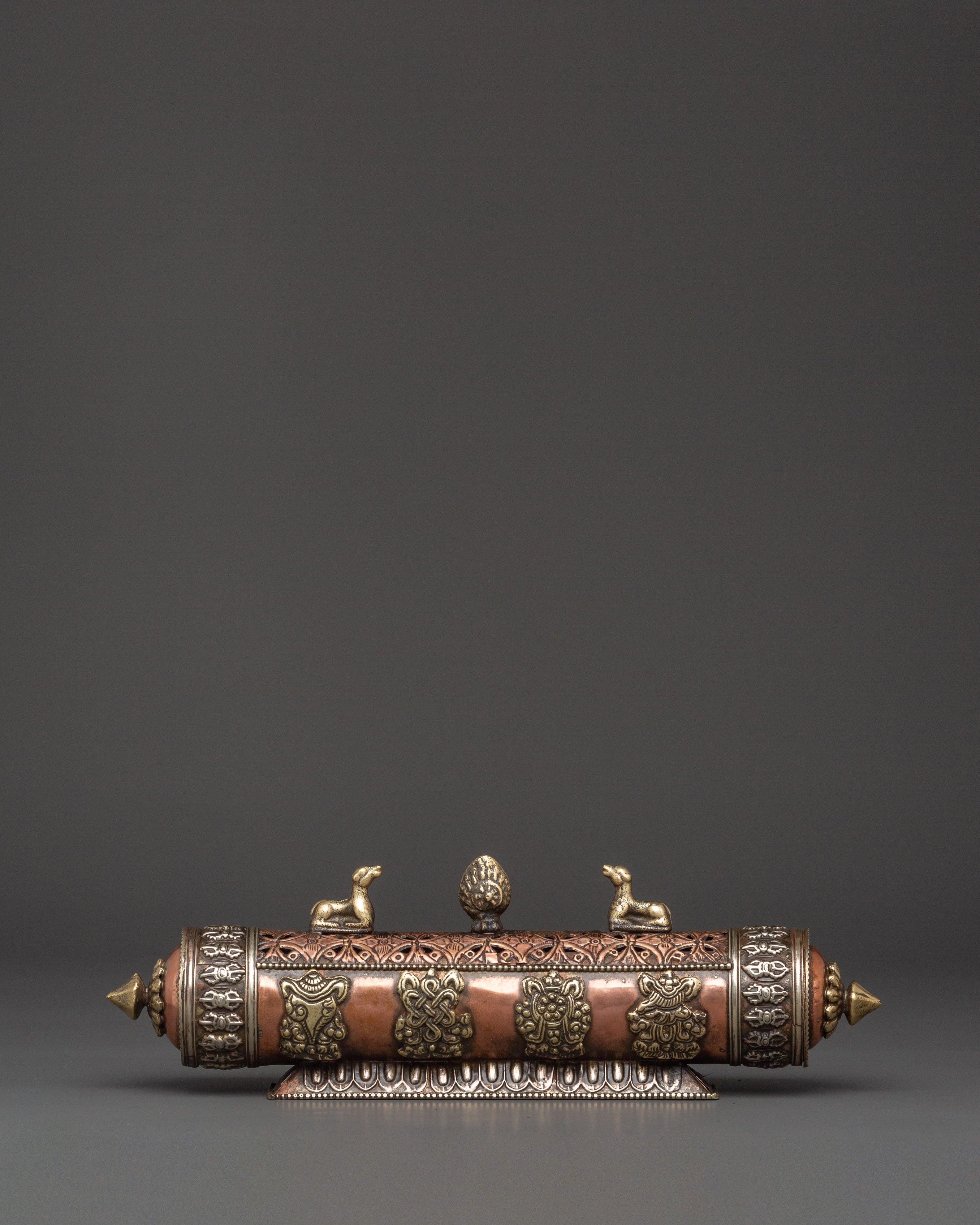 Buddha Incense Burner | Copper & Brass Meditation Tray