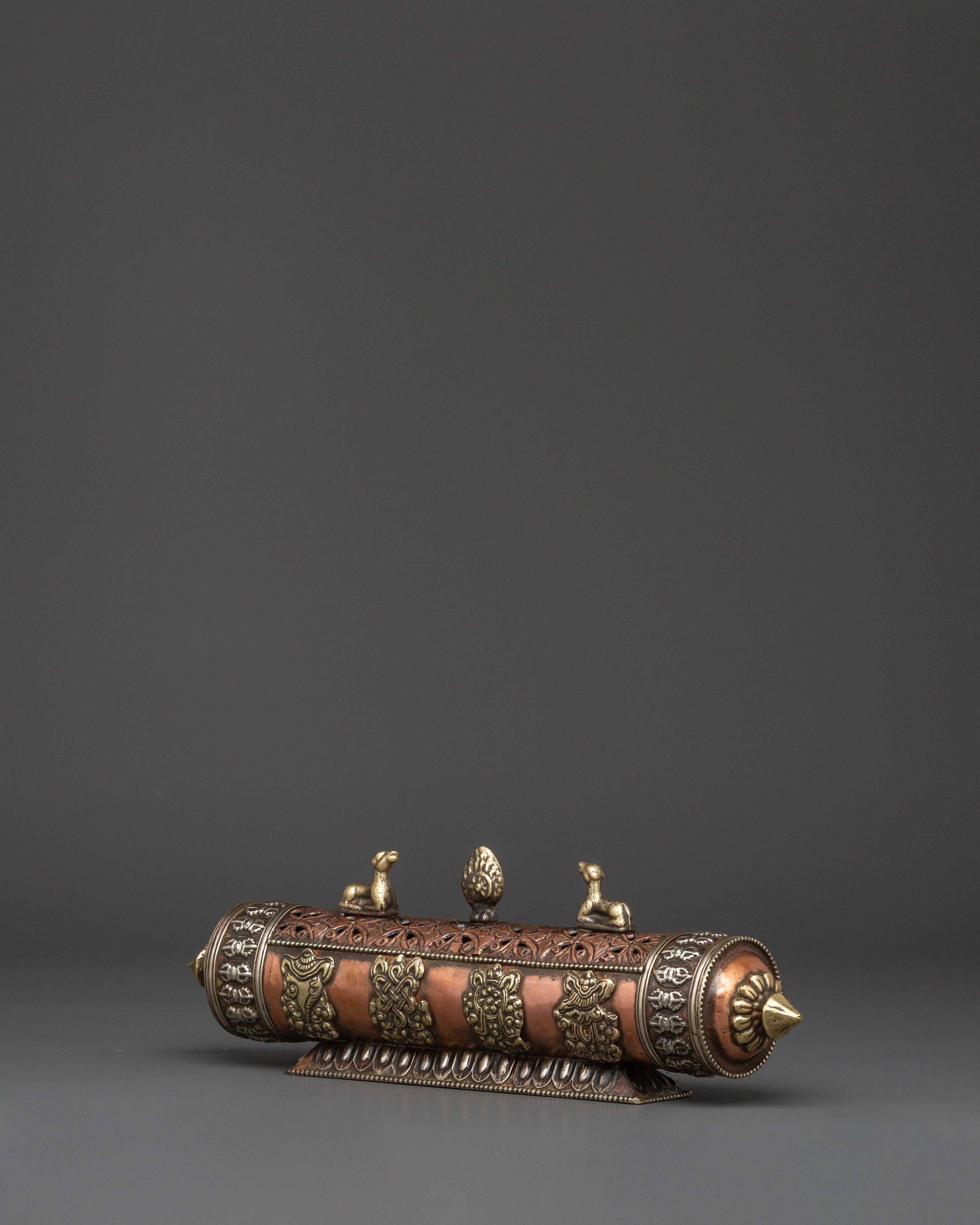 Buddha Incense Burner | Copper & Brass Meditation Tray