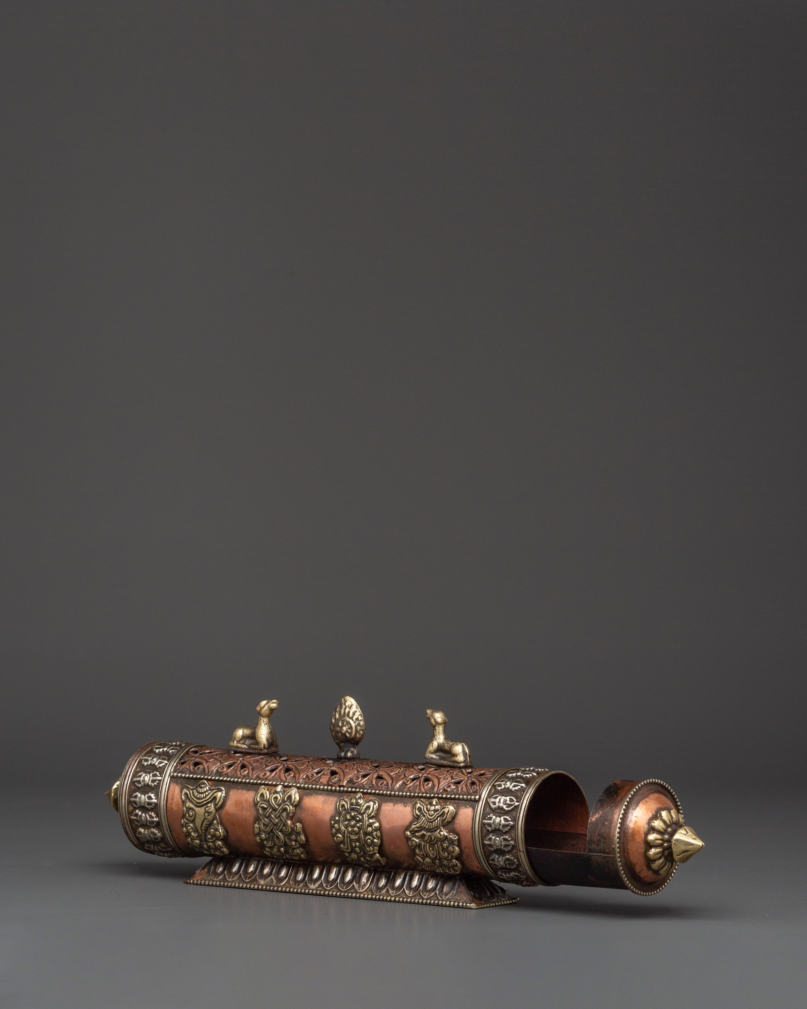Buddha Incense Burner | Copper & Brass Meditation Tray