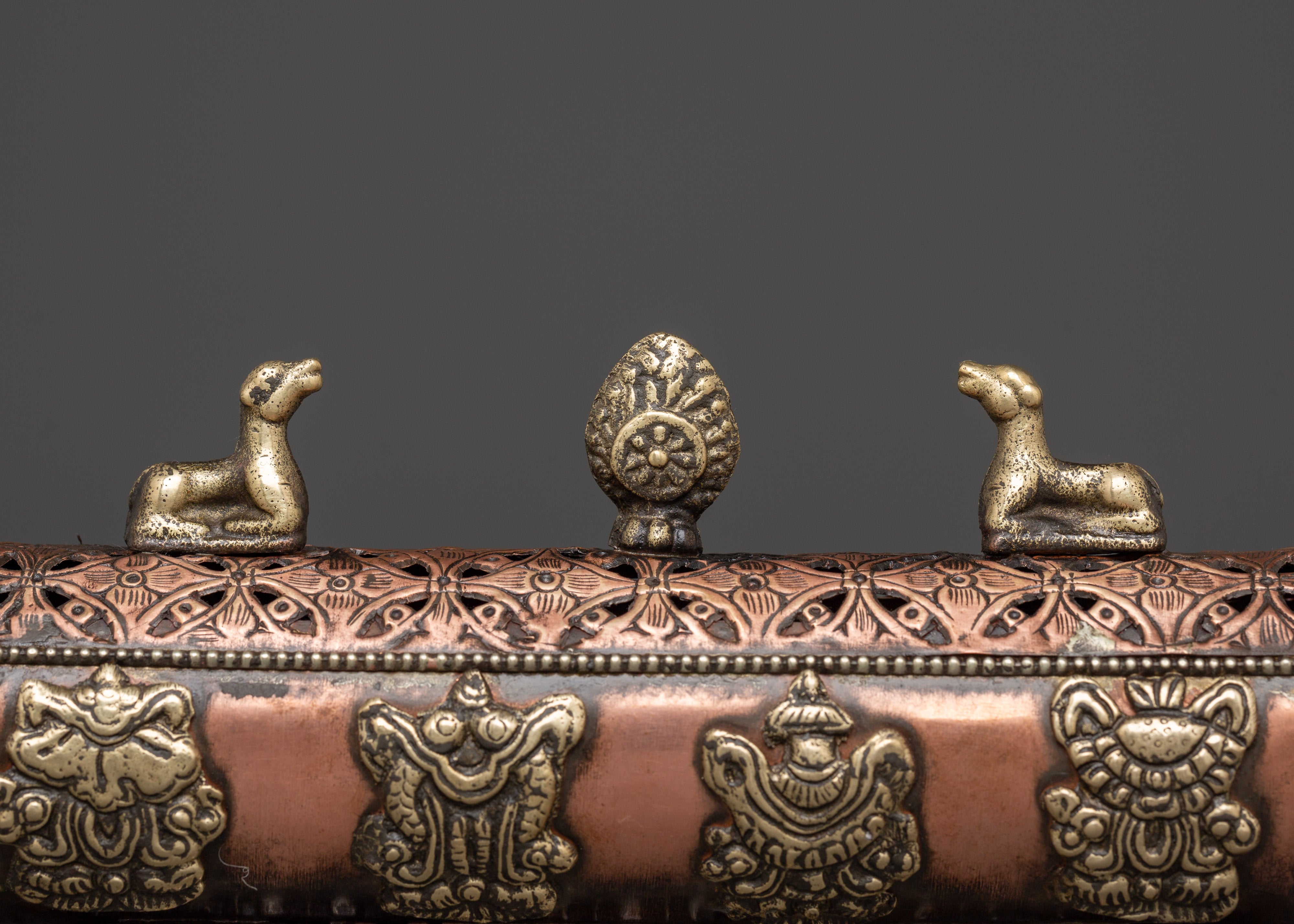 Buddha Incense Burner | Copper & Brass Meditation Tray