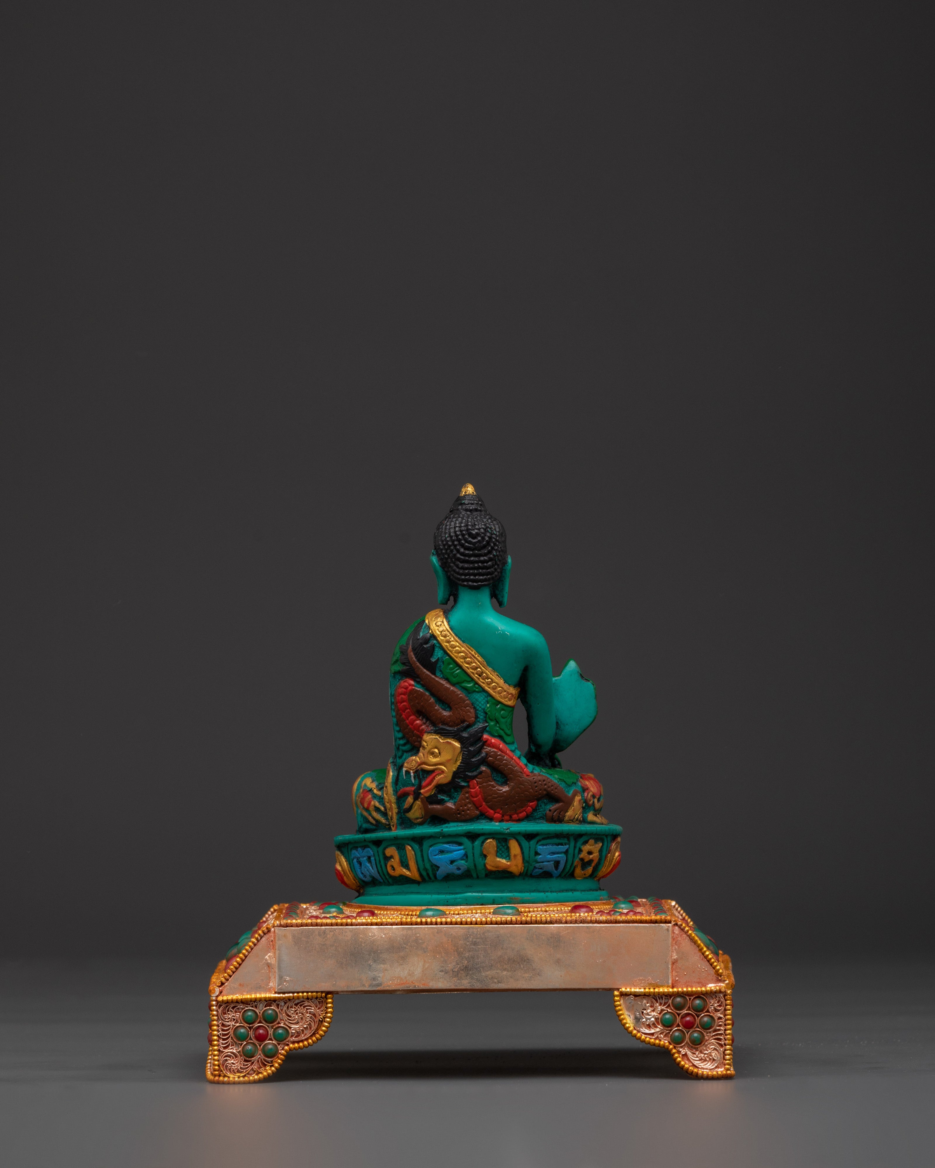 Spiritual Healing Buddha Copper Statue | Symbol of Wellness and Enlightenment