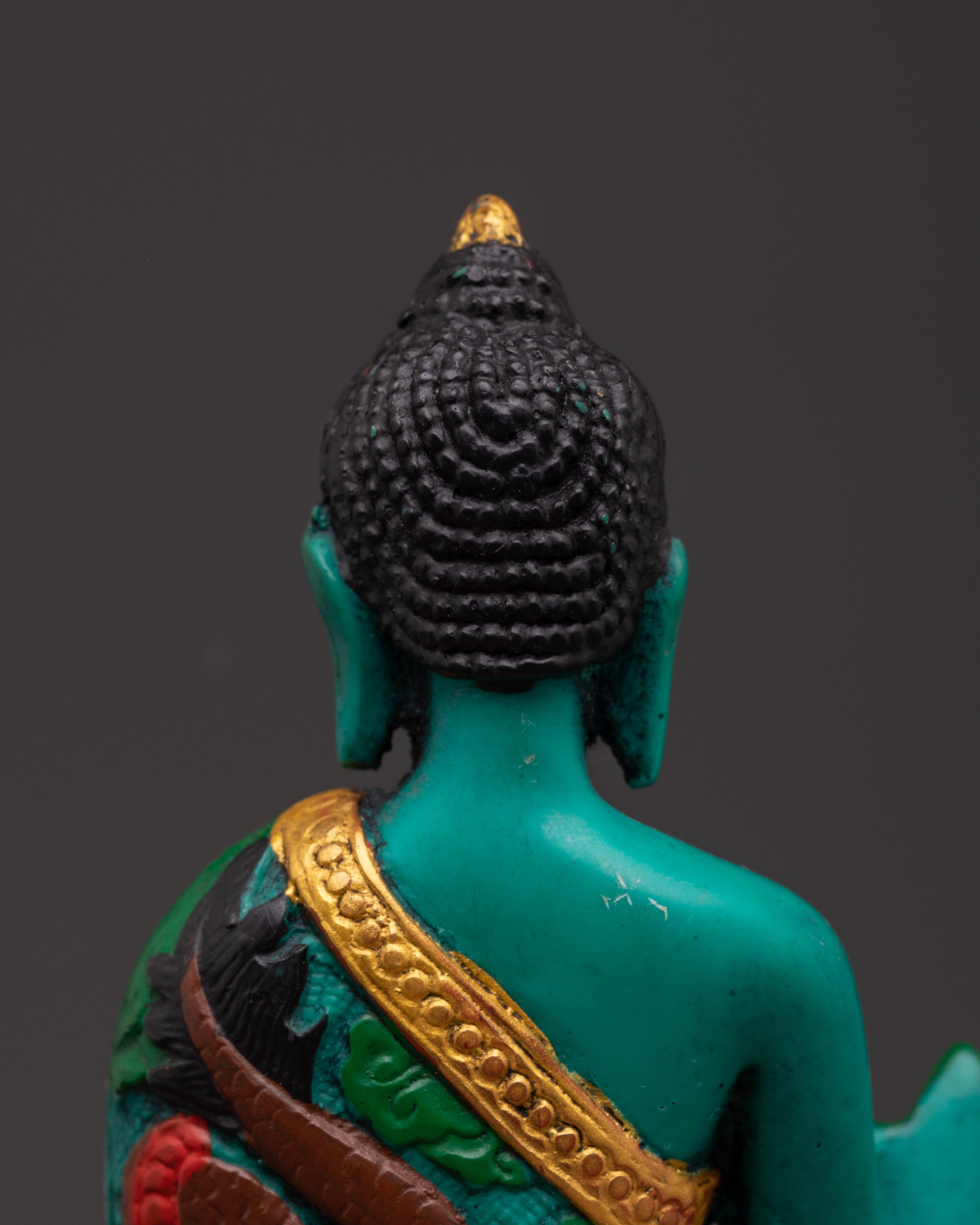 Spiritual Healing Buddha Copper Statue | Symbol of Wellness and Enlightenment