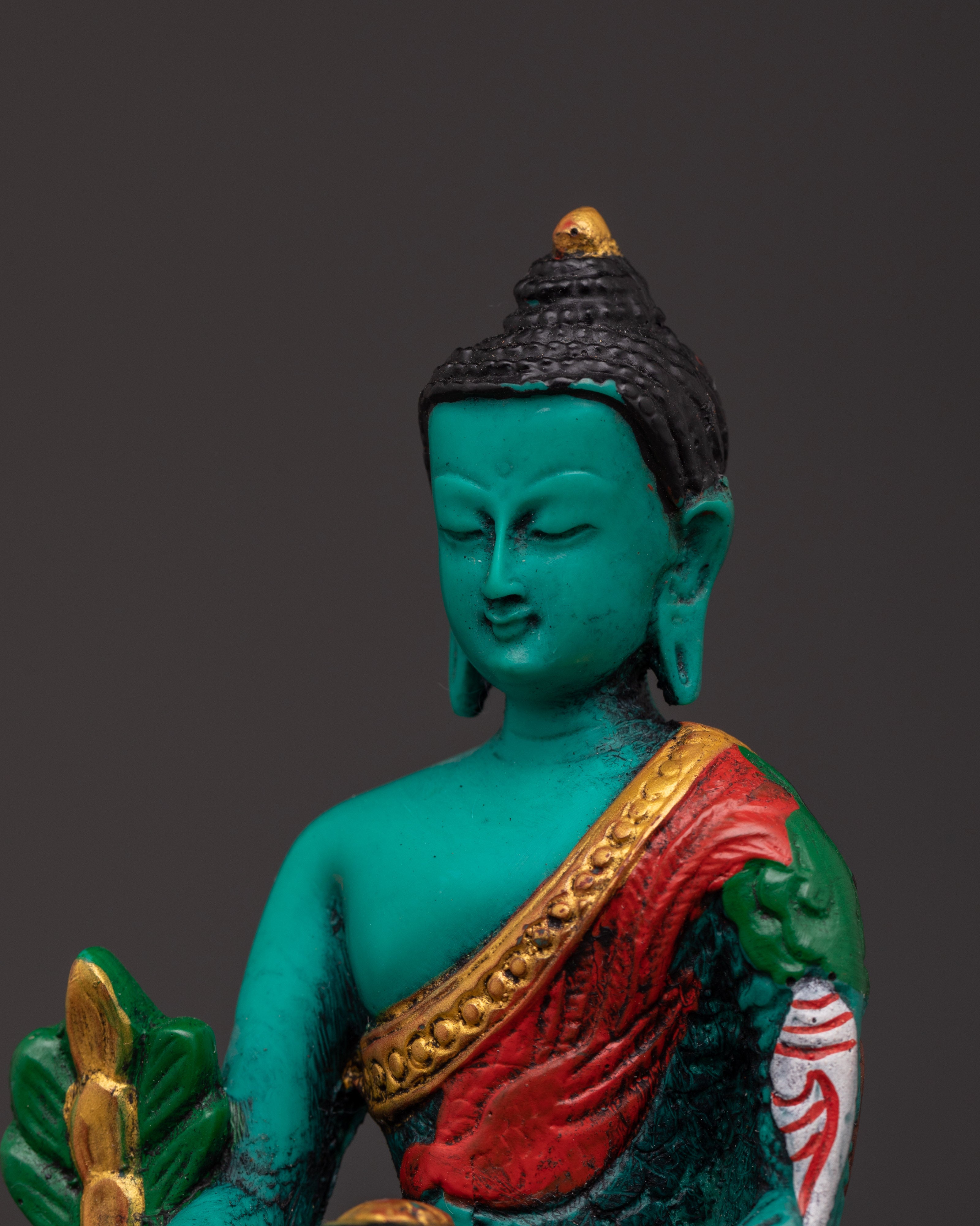 Spiritual Healing Buddha Copper Statue | Symbol of Wellness and Enlightenment