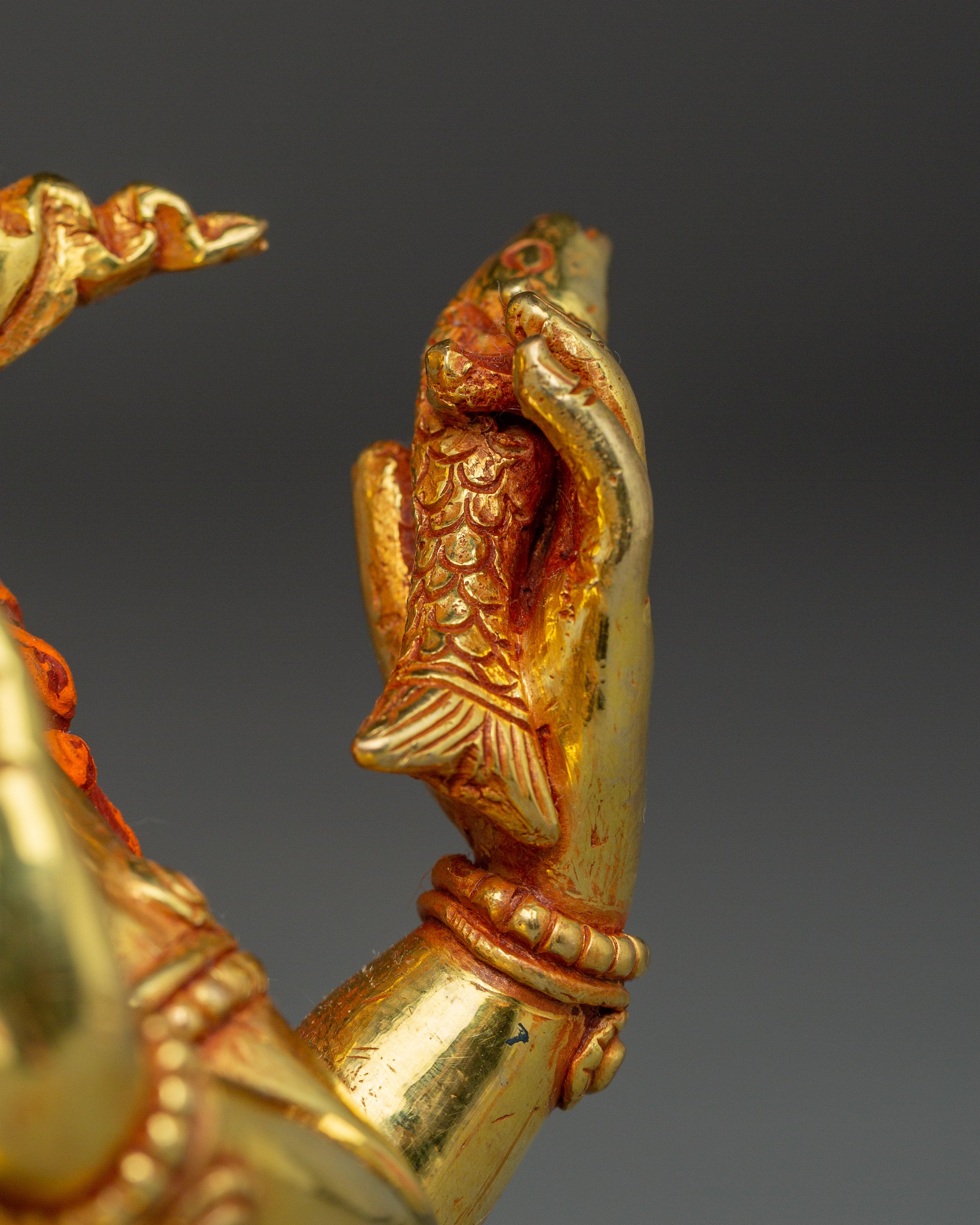 Handcrafted Four-Armed Varaha Statue | Hindu Vishnu Boar Avatar