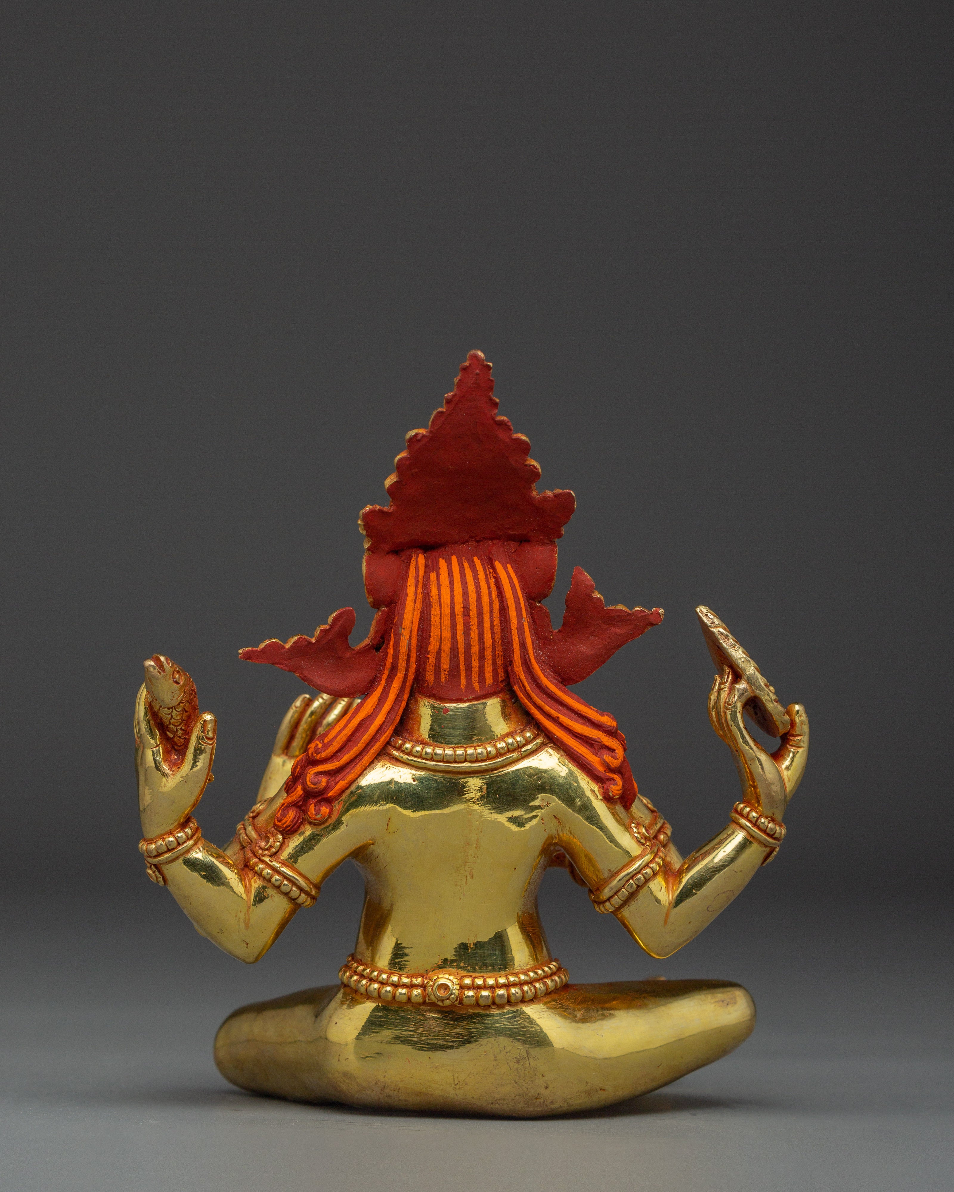Handcrafted Four-Armed Varaha Statue | Hindu Vishnu Boar Avatar