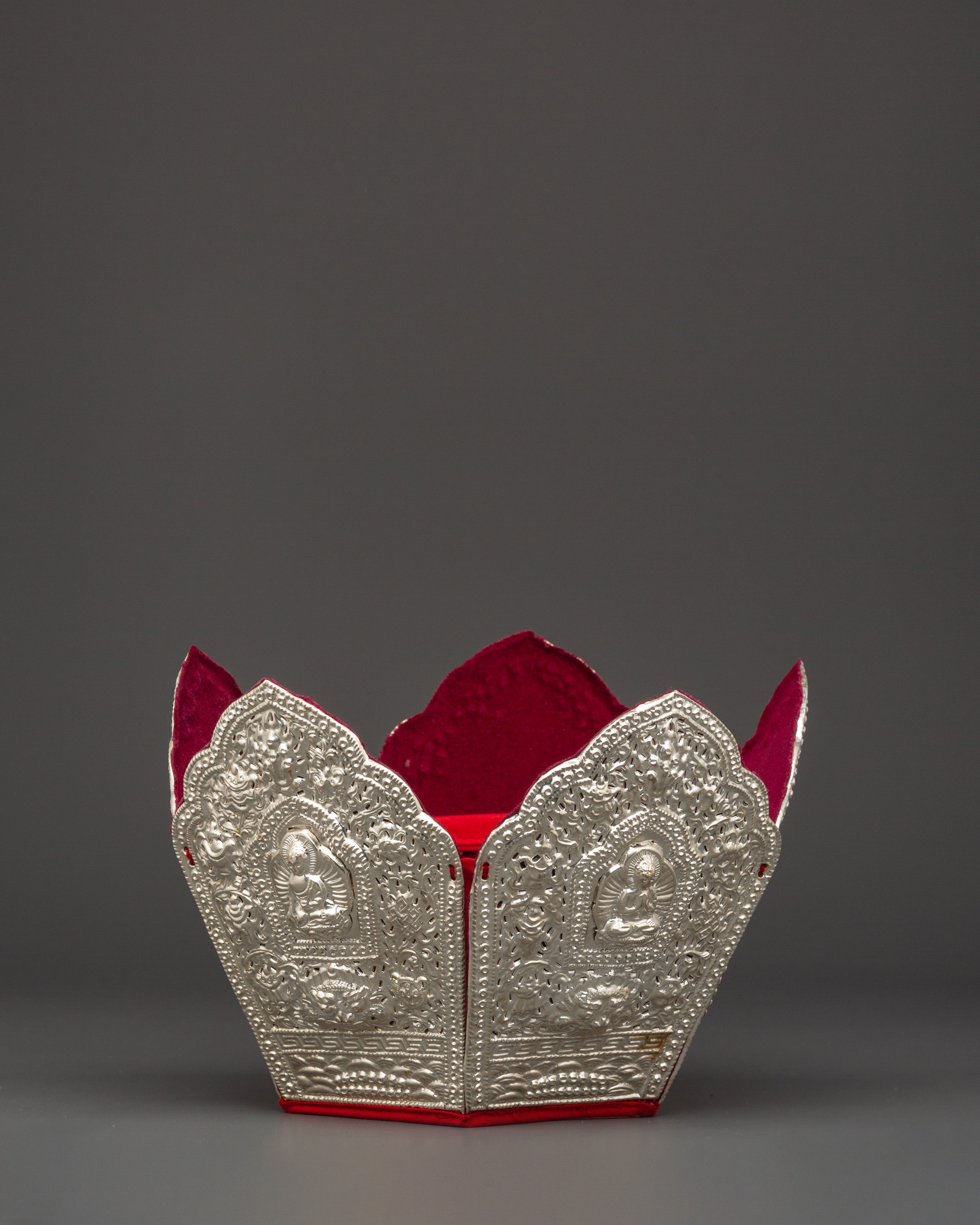 The Five Dhyani Buddha Crown | Ceremonial Crown For Great Tibetan Master