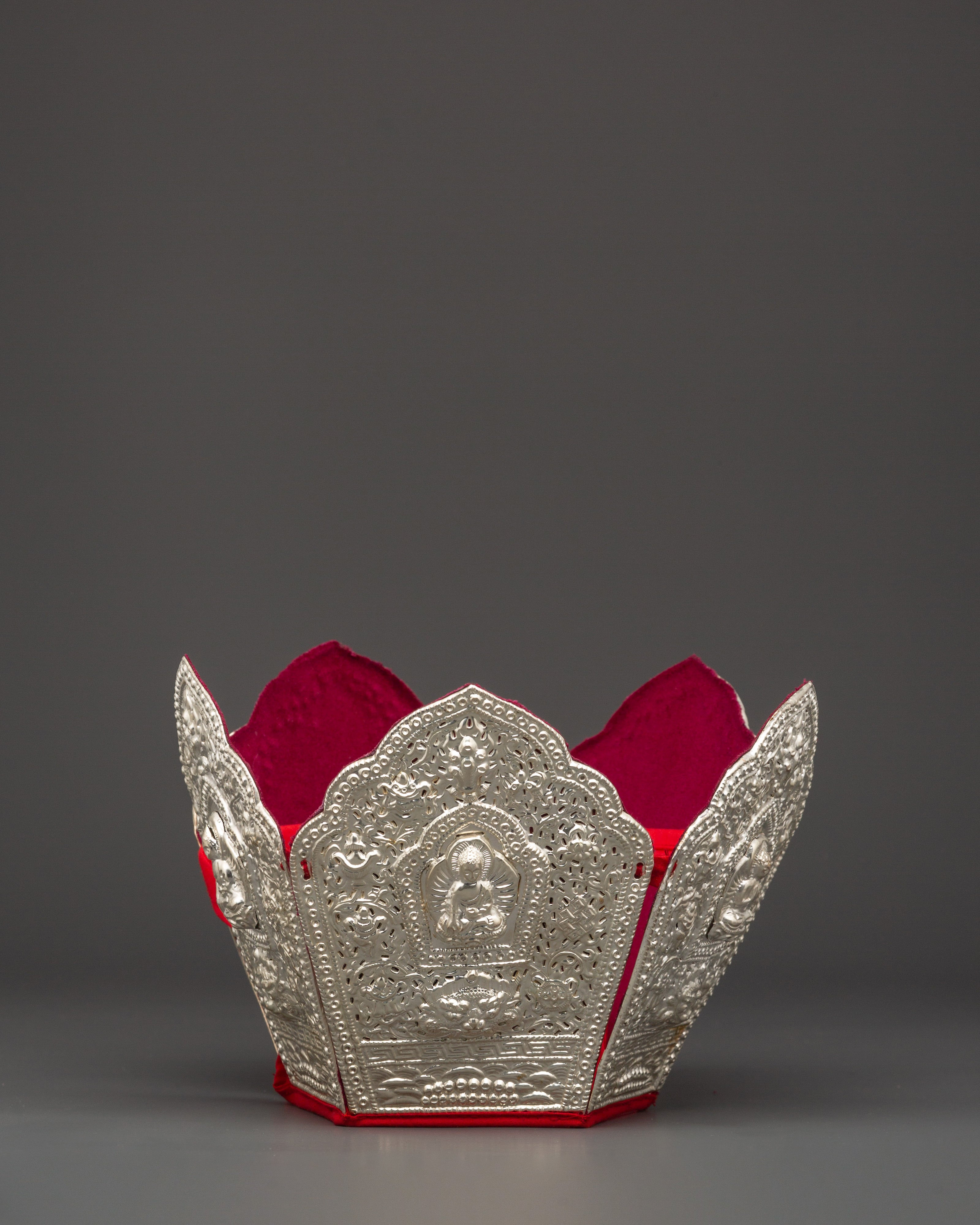 The Five Dhyani Buddha Crown | Ceremonial Crown For Great Tibetan Master