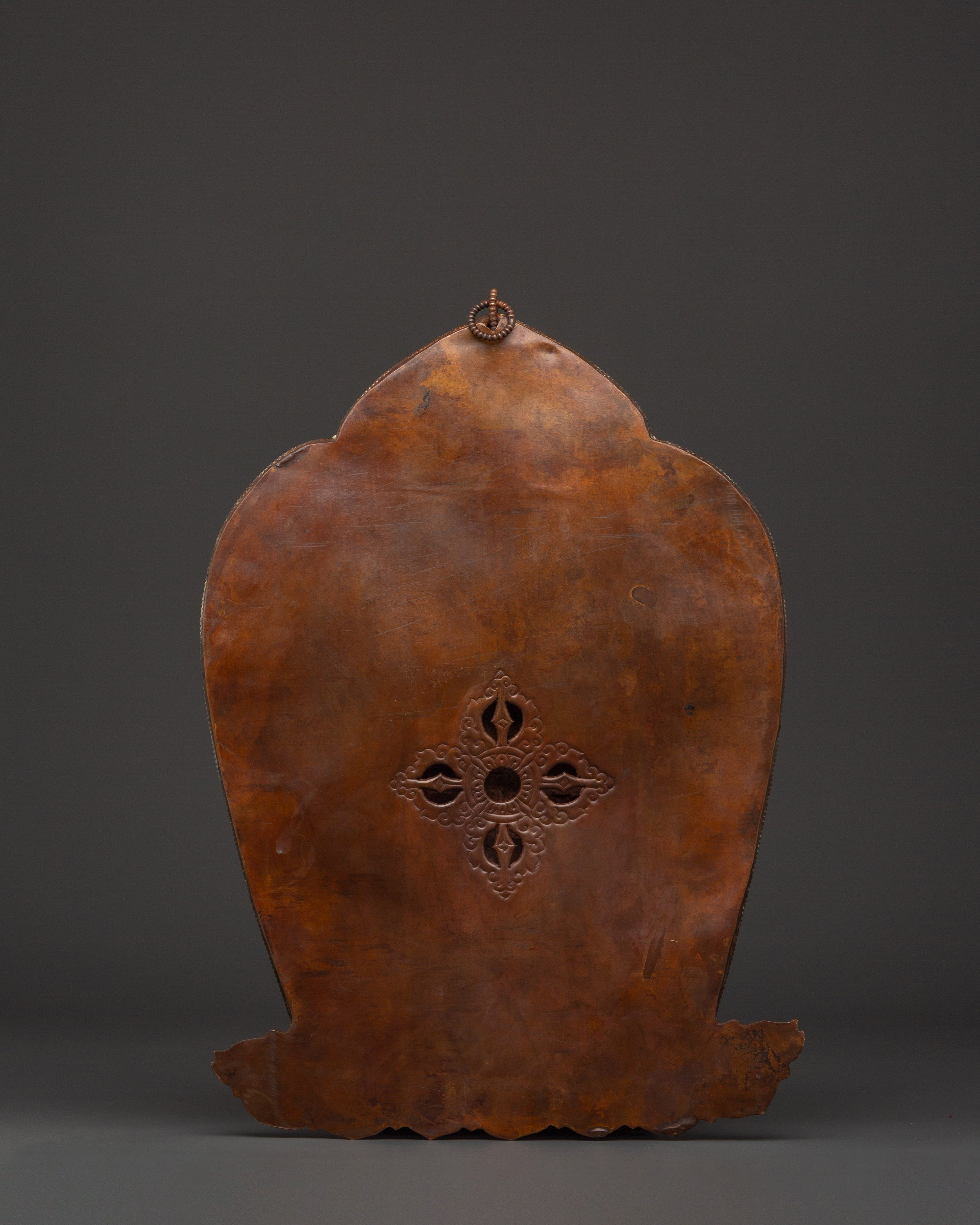Handcrafted Buddhist Wall Plaque | Sacred Symbol Art