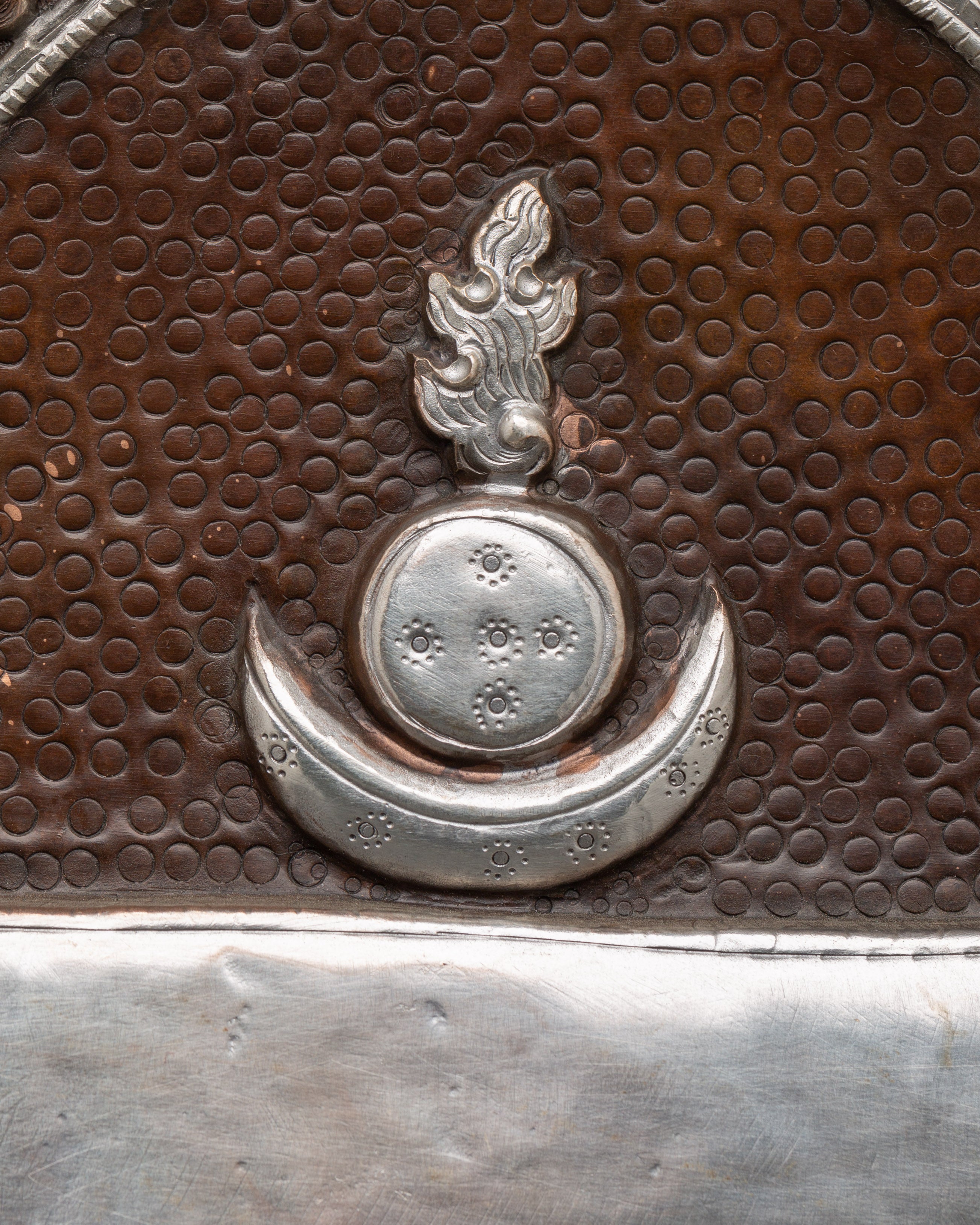 Handcrafted Buddhist Wall Plaque | Sacred Symbol Art