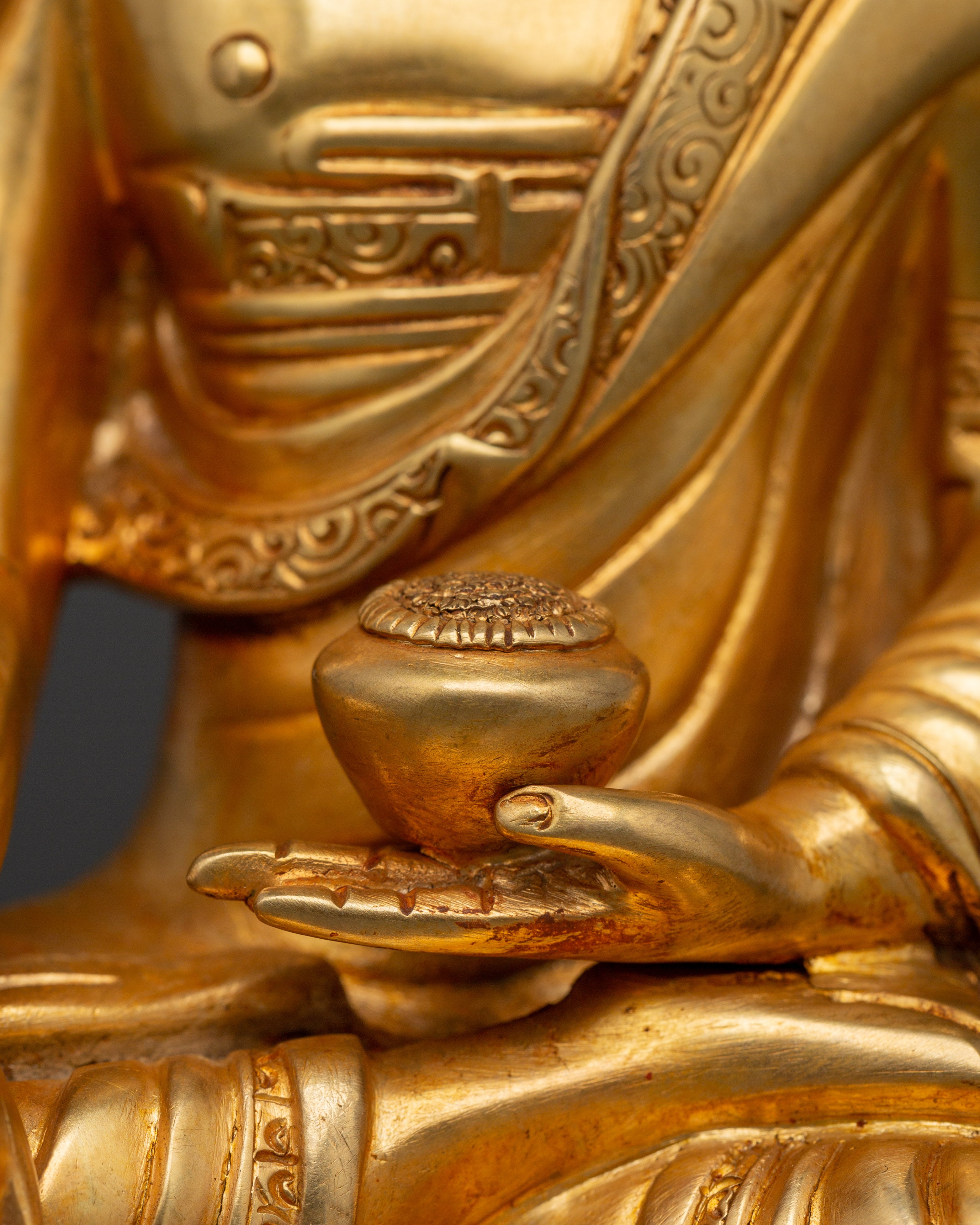 Historical Buddha Shakyamuni Sculpture | Traditional Enlightened Icon