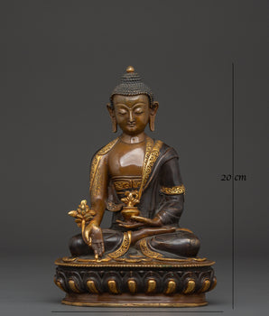 Medicine Buddha  Meditation Statue | Health and Wellness Deity