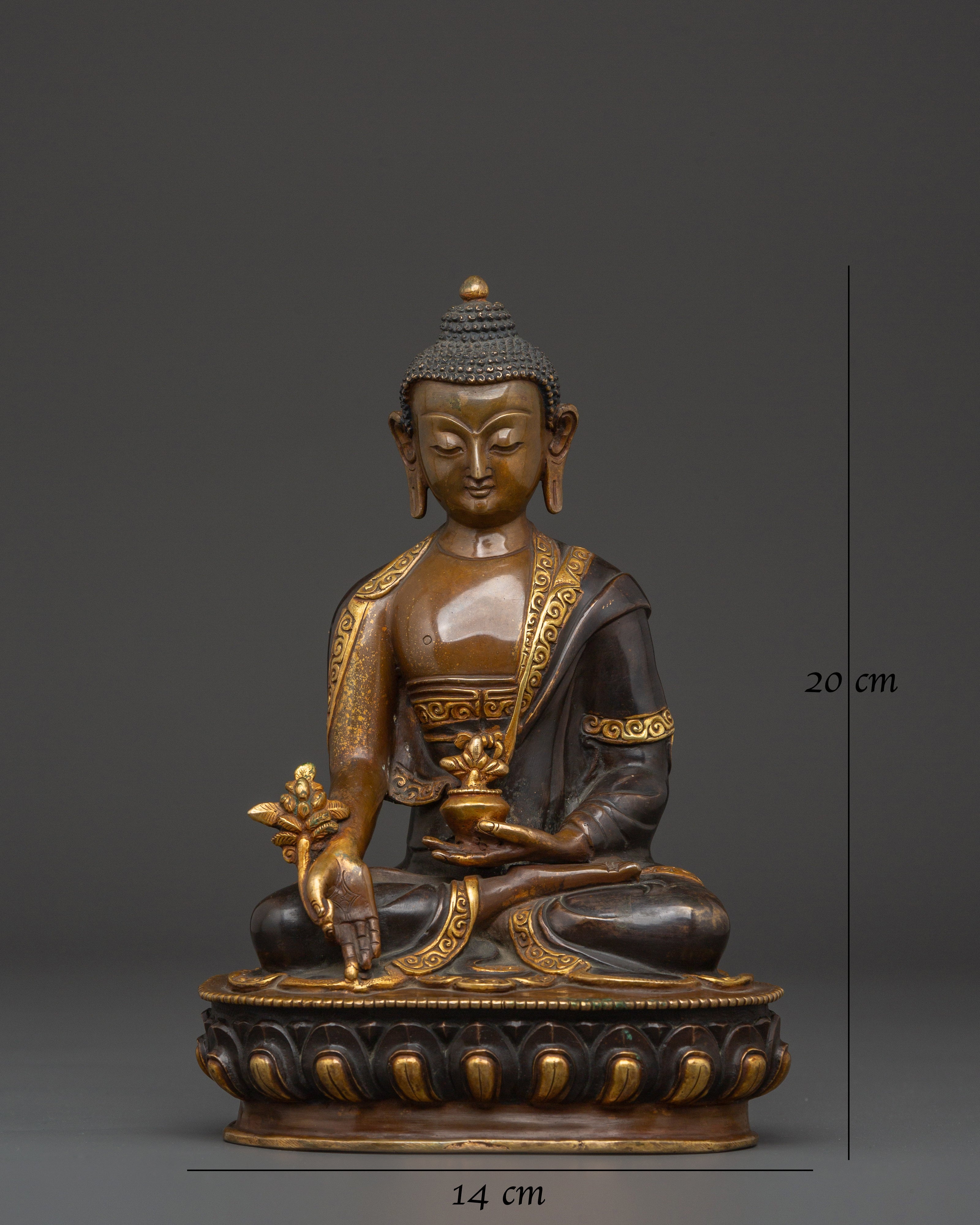 Medicine Buddha  Meditation Statue | Health and Wellness Deity