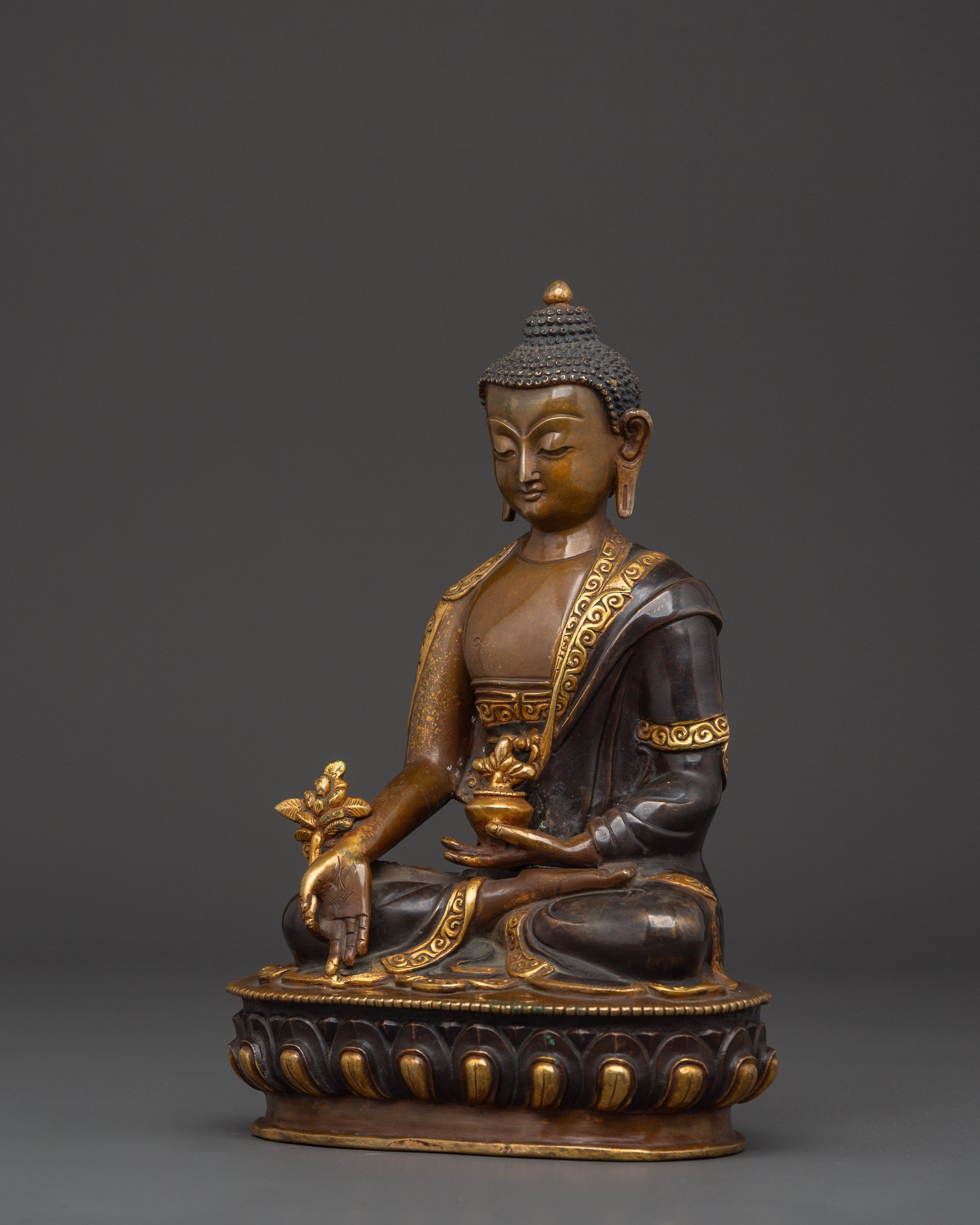 Medicine Buddha  Meditation Statue | Health and Wellness Deity