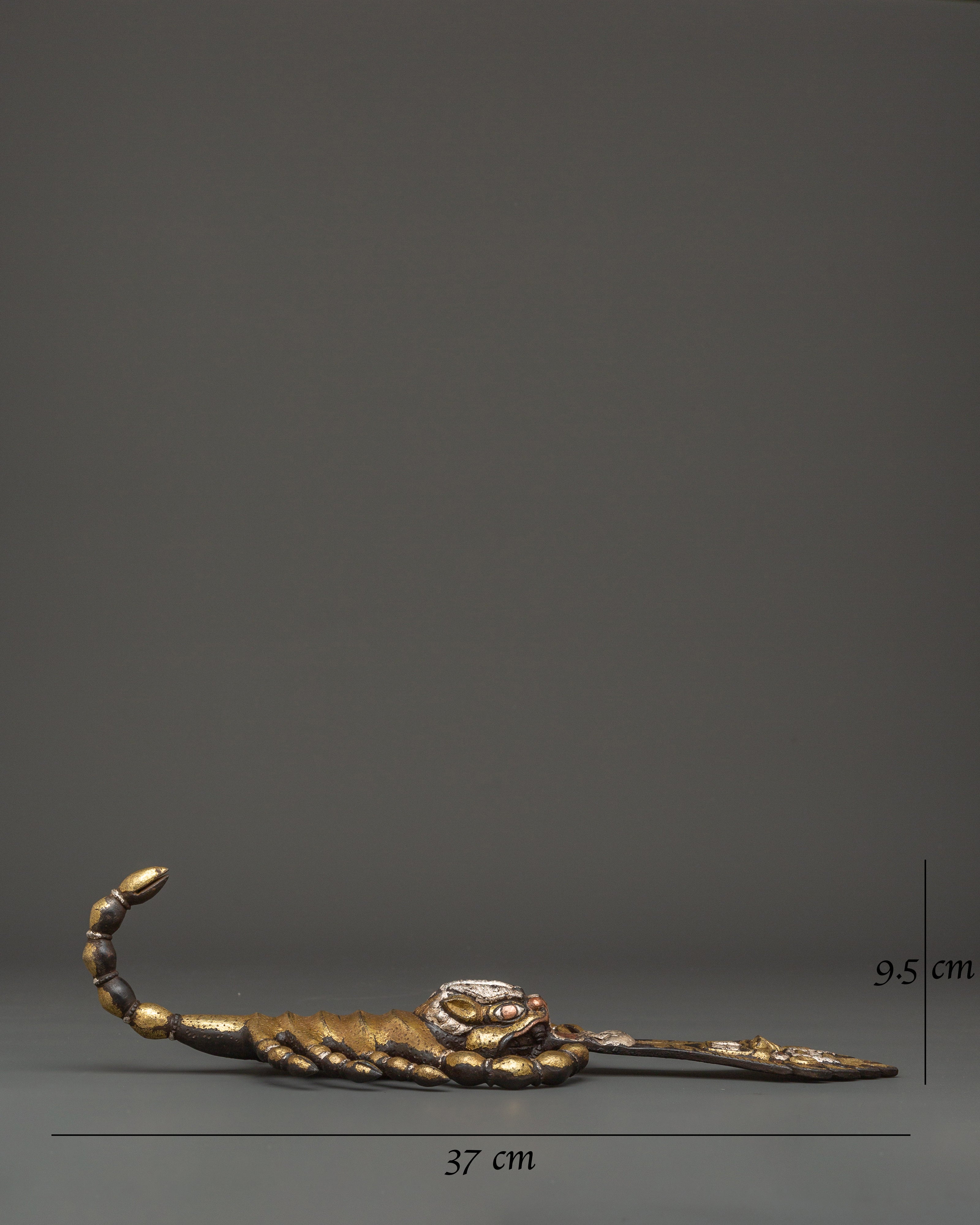 Spiritual Scorpion Figurine | Tibetan Tantric Home Decor